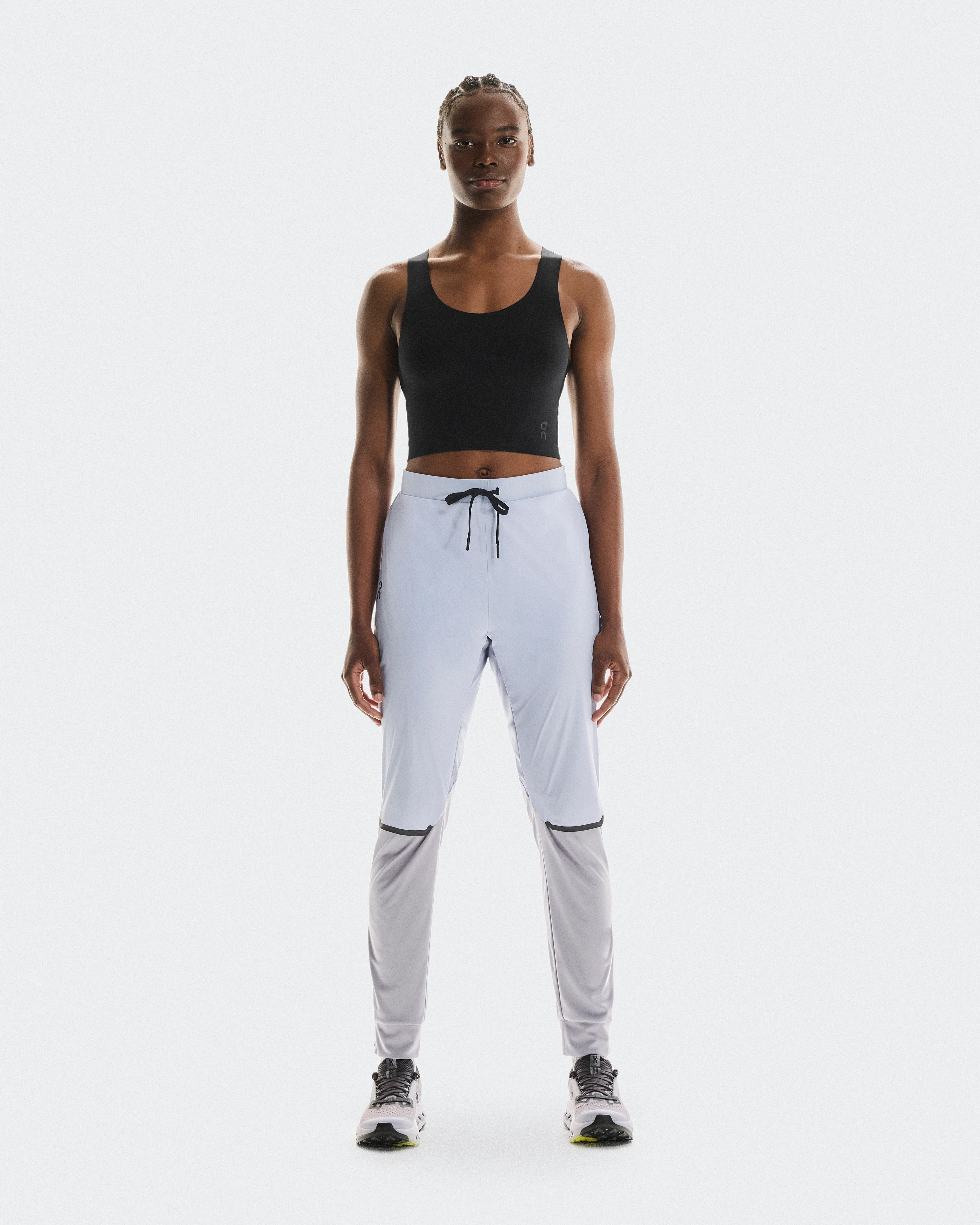 On Weather Pants Nimbus & Lilac Femme Pantalons