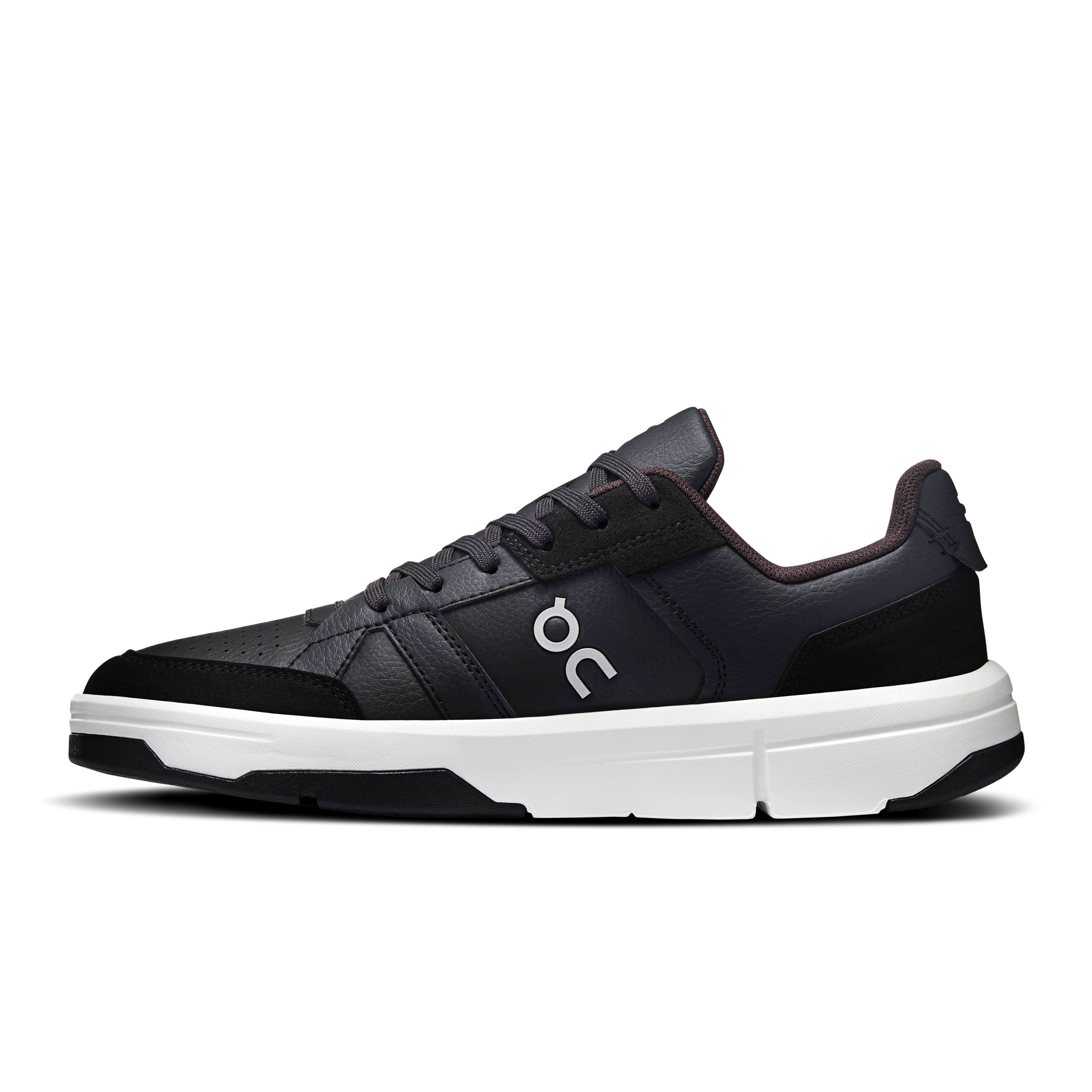 On THE ROGER Clubhouse Black & White Femme Tennis Chaussures