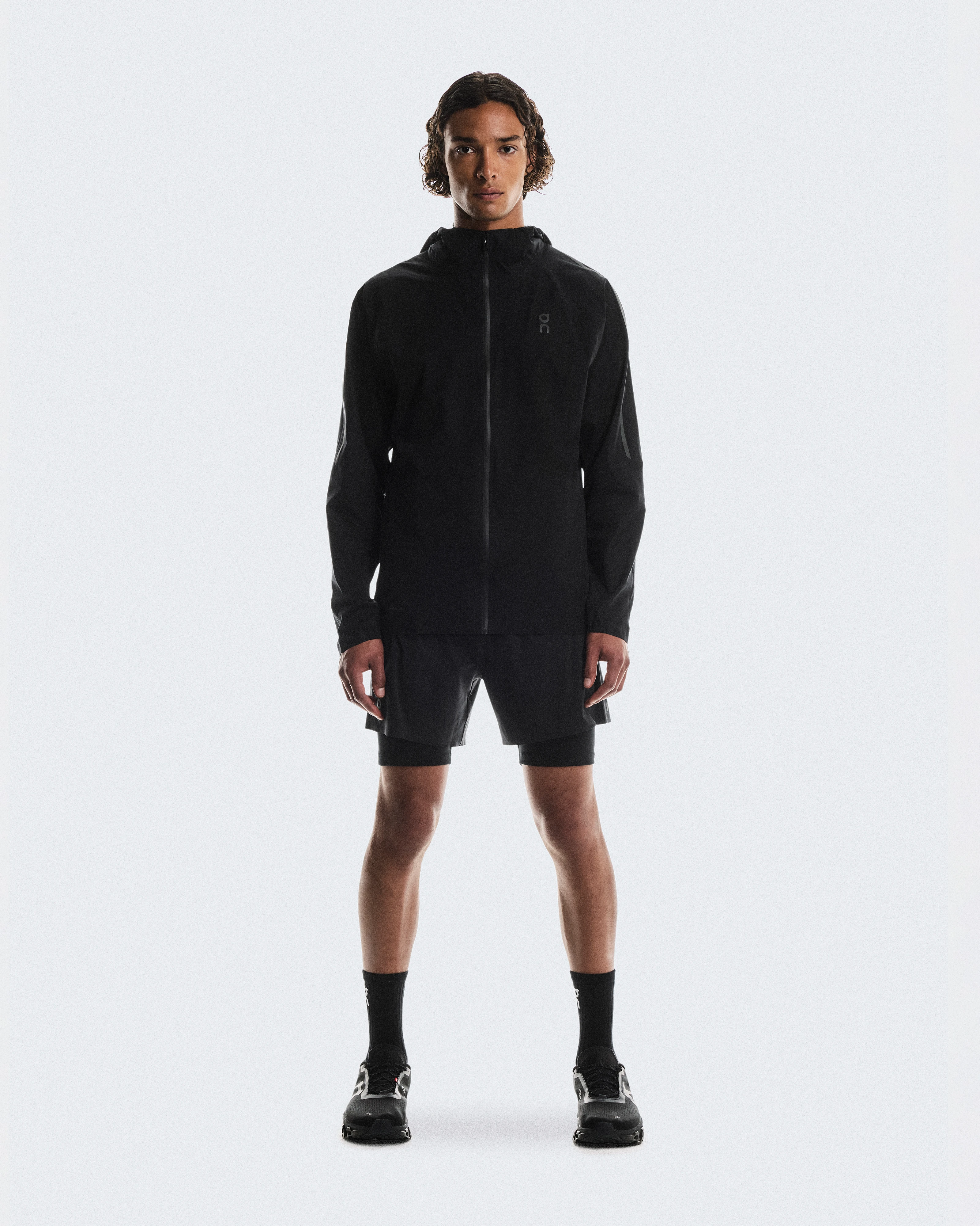 On Performance Jacket Waterproof Black Homme Vestes