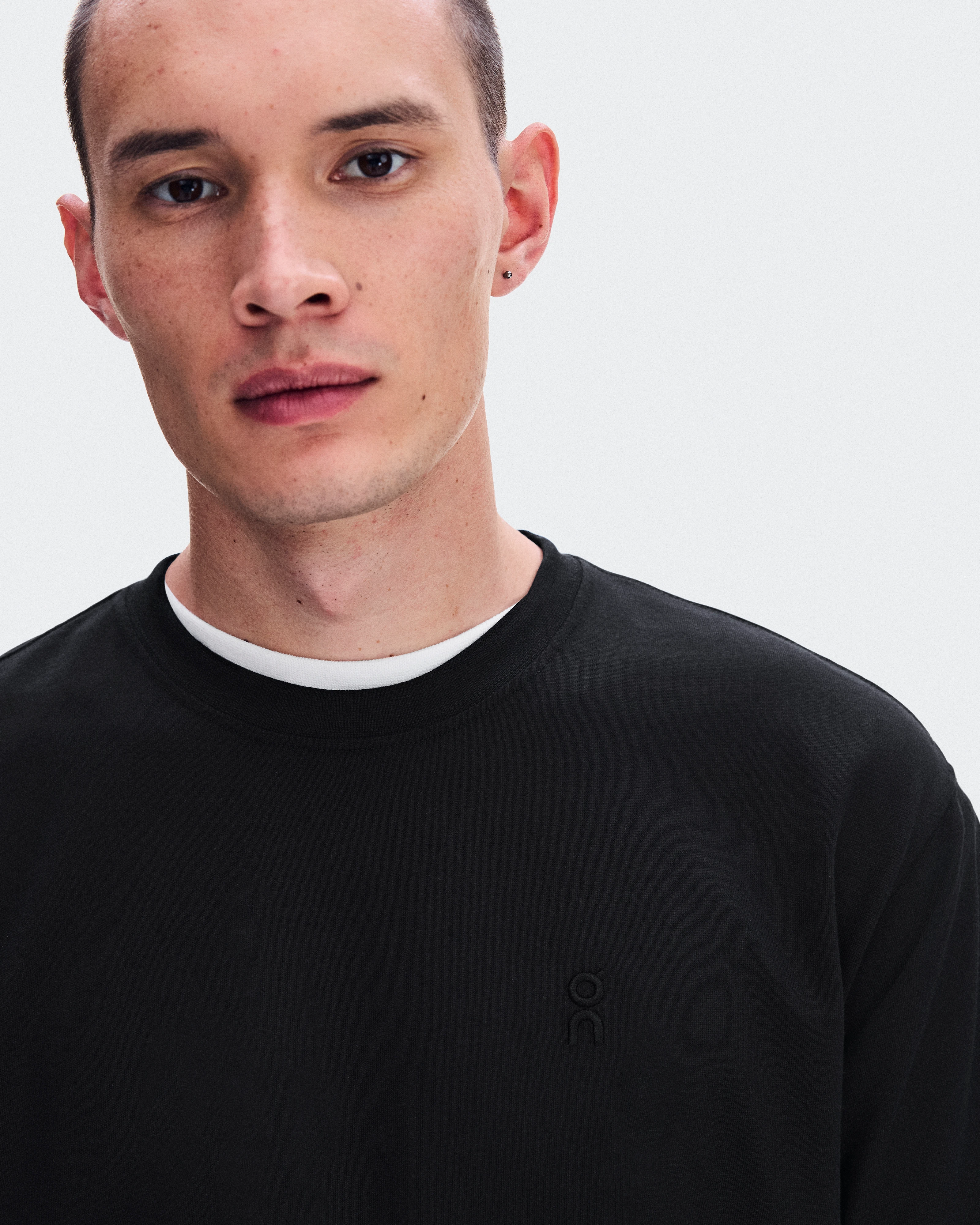On Club Collective-T Runner Black Homme Hauts et t-shirts