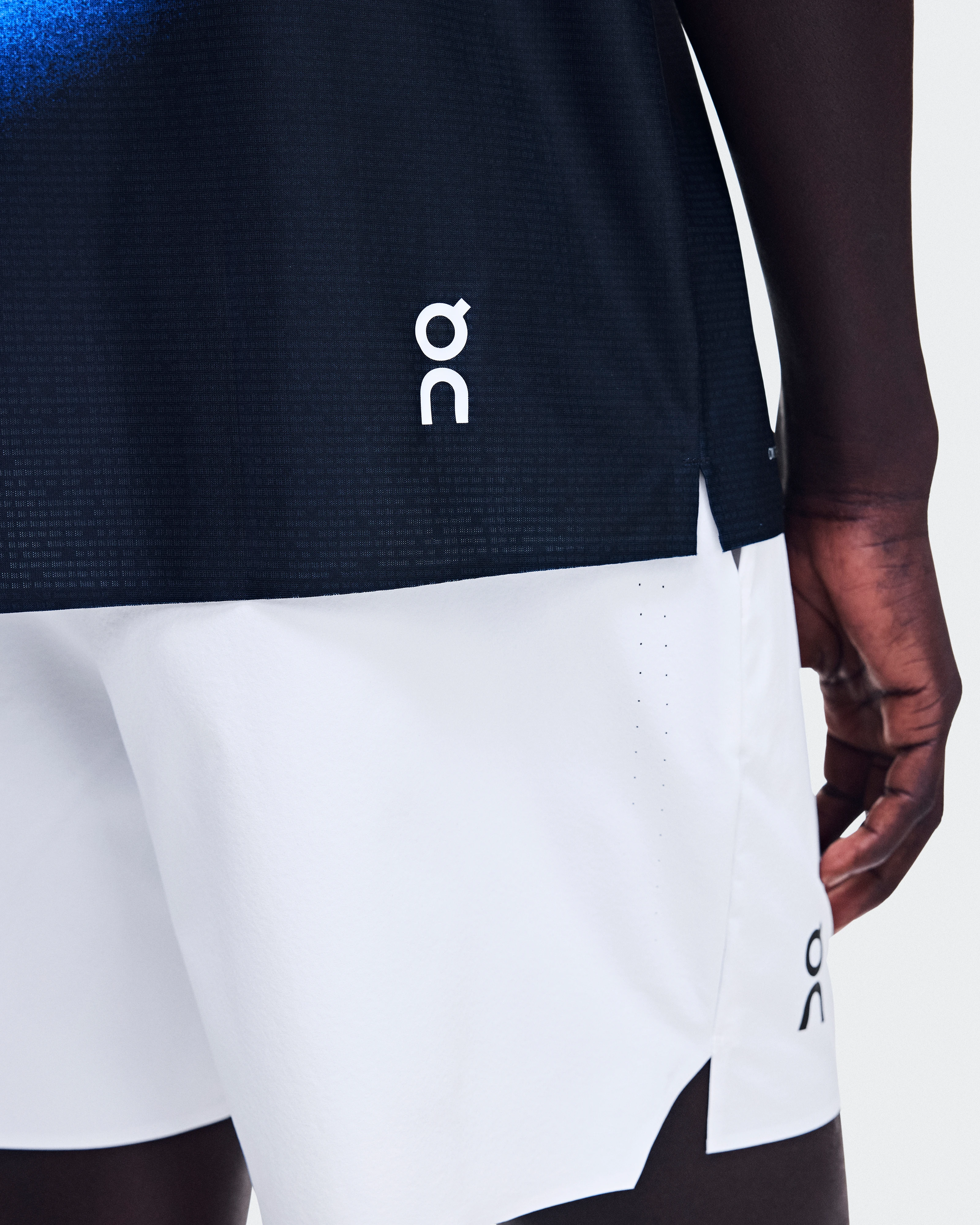 On Court-T Swing White & Jay Homme Hauts et t-shirts