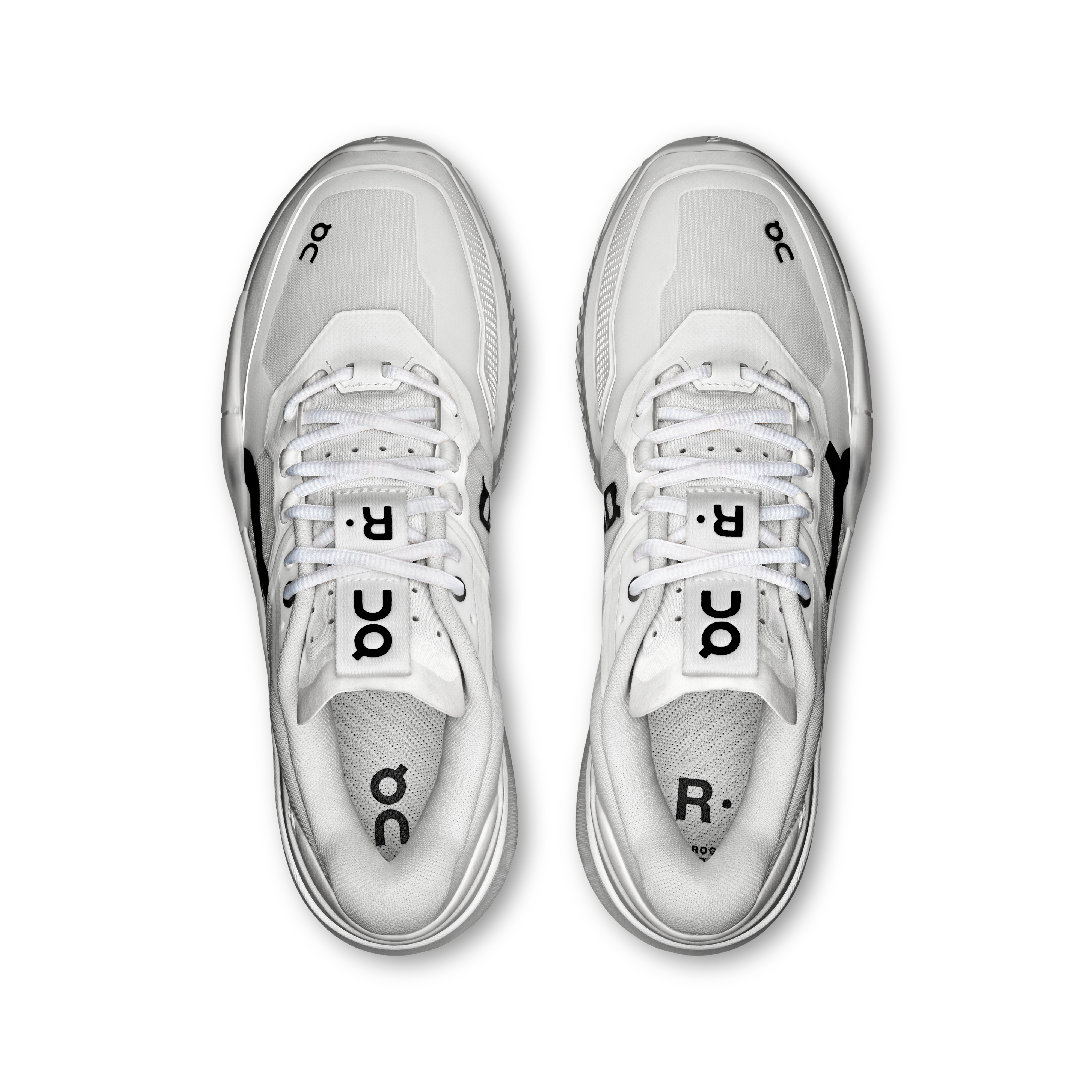 On THE ROGER Pro 2 All White Homme Tennis Chaussures