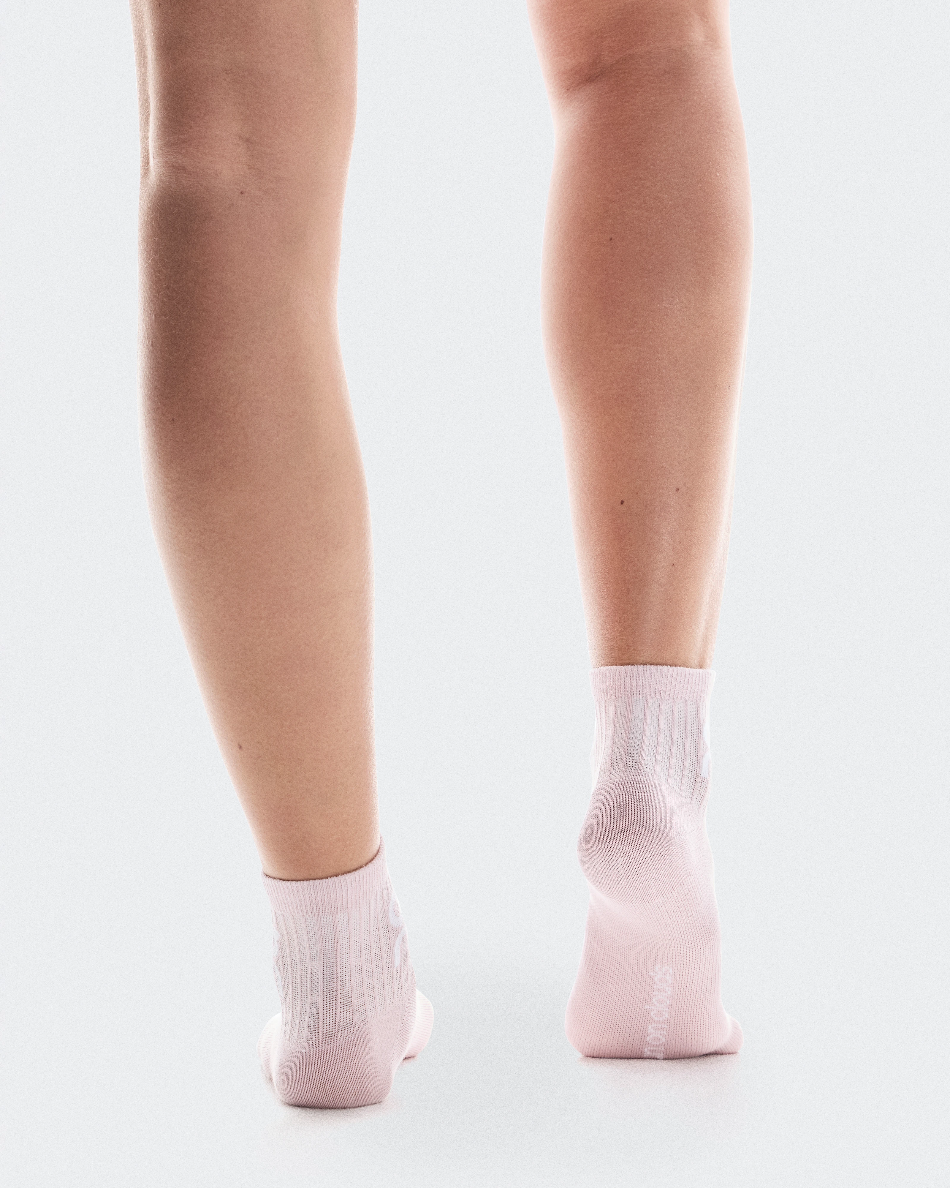 On Logo Sock Mid 3P Mauve & Lavendula Unisexe Chaussettes