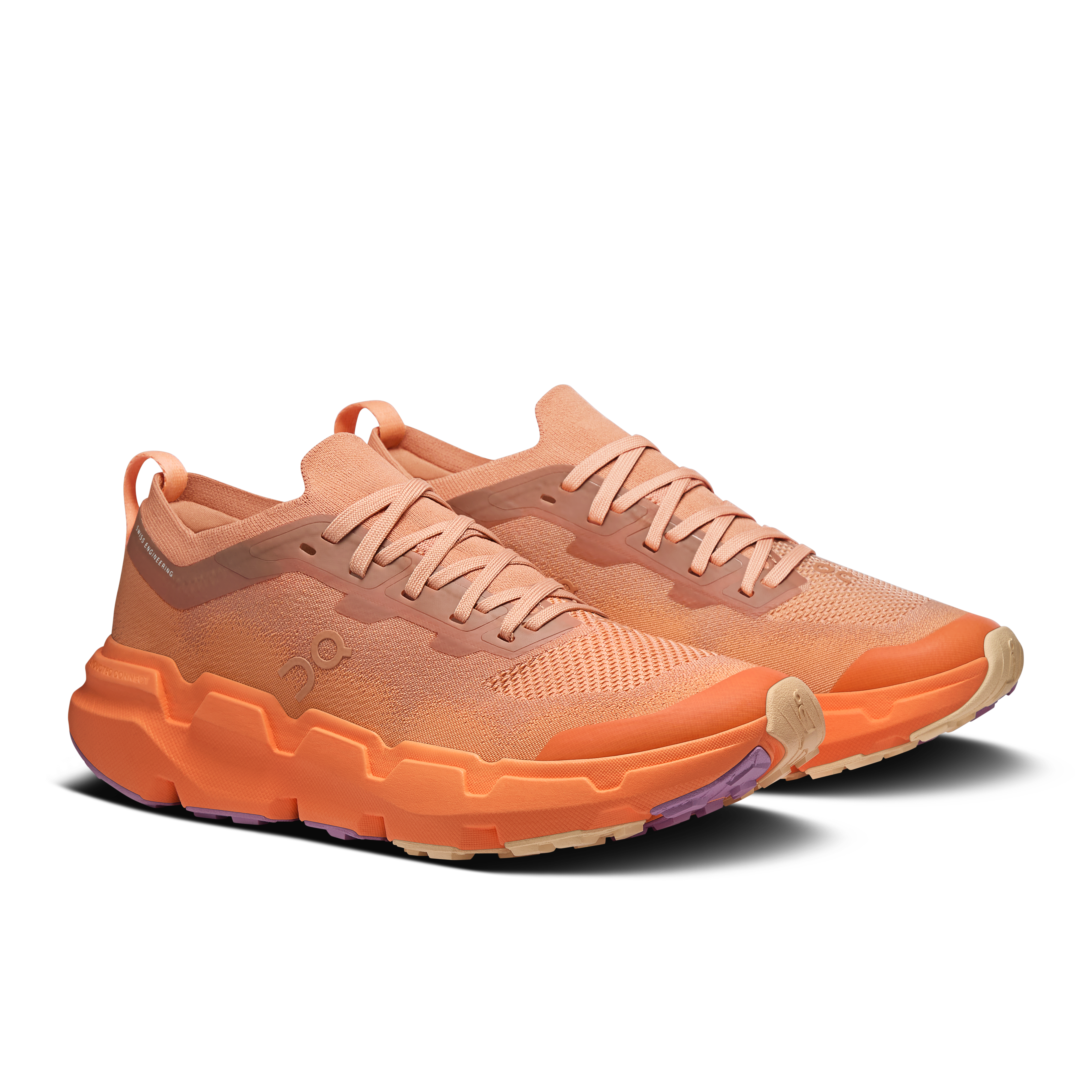 On Cloudsoma Sandstone & Tangerine Femme Running de trail Chaussures