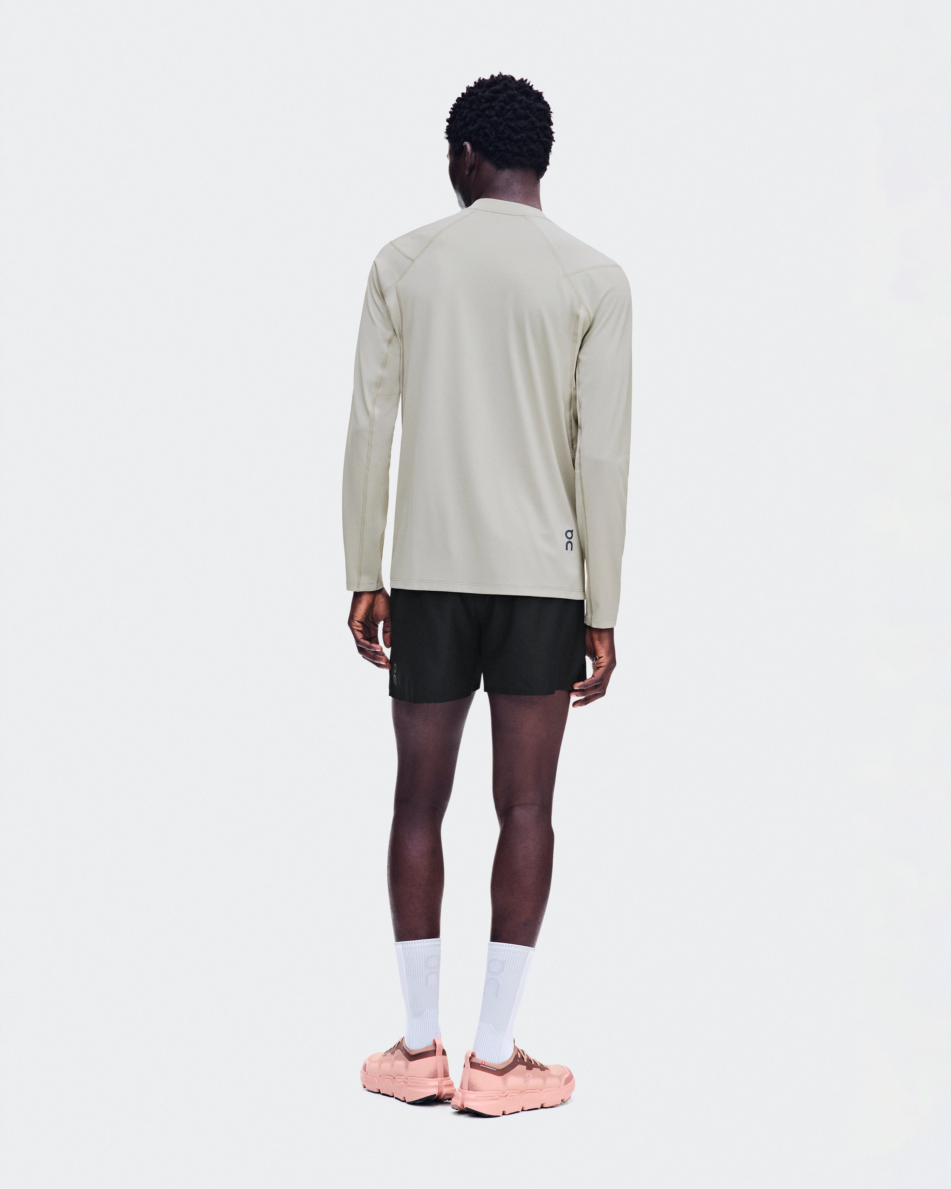 On Trail Long-T Solar Brume Homme Hauts et t-shirts