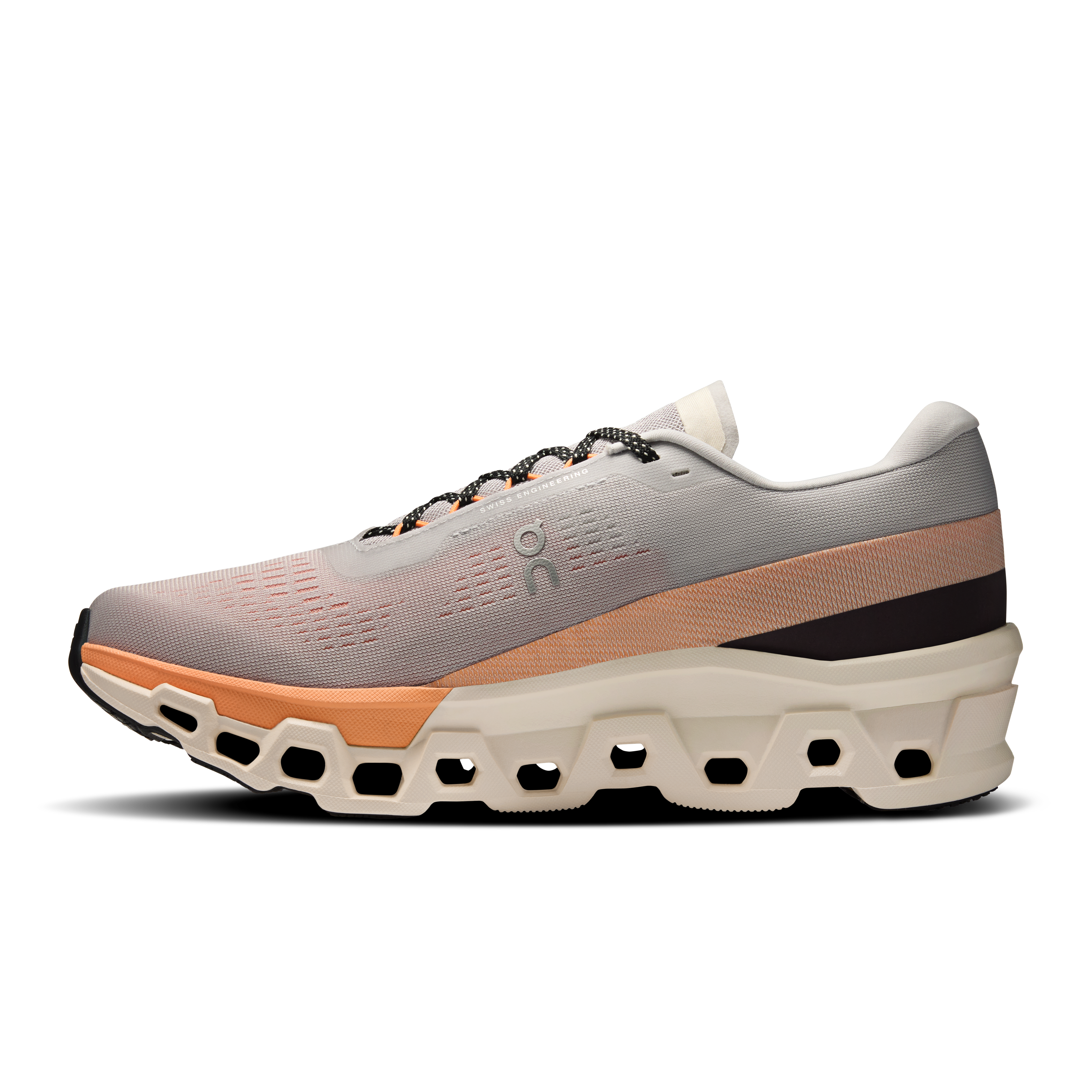 On Cloudmonster 2 Glacier & Tangerine Homme Running sur route Chaussures