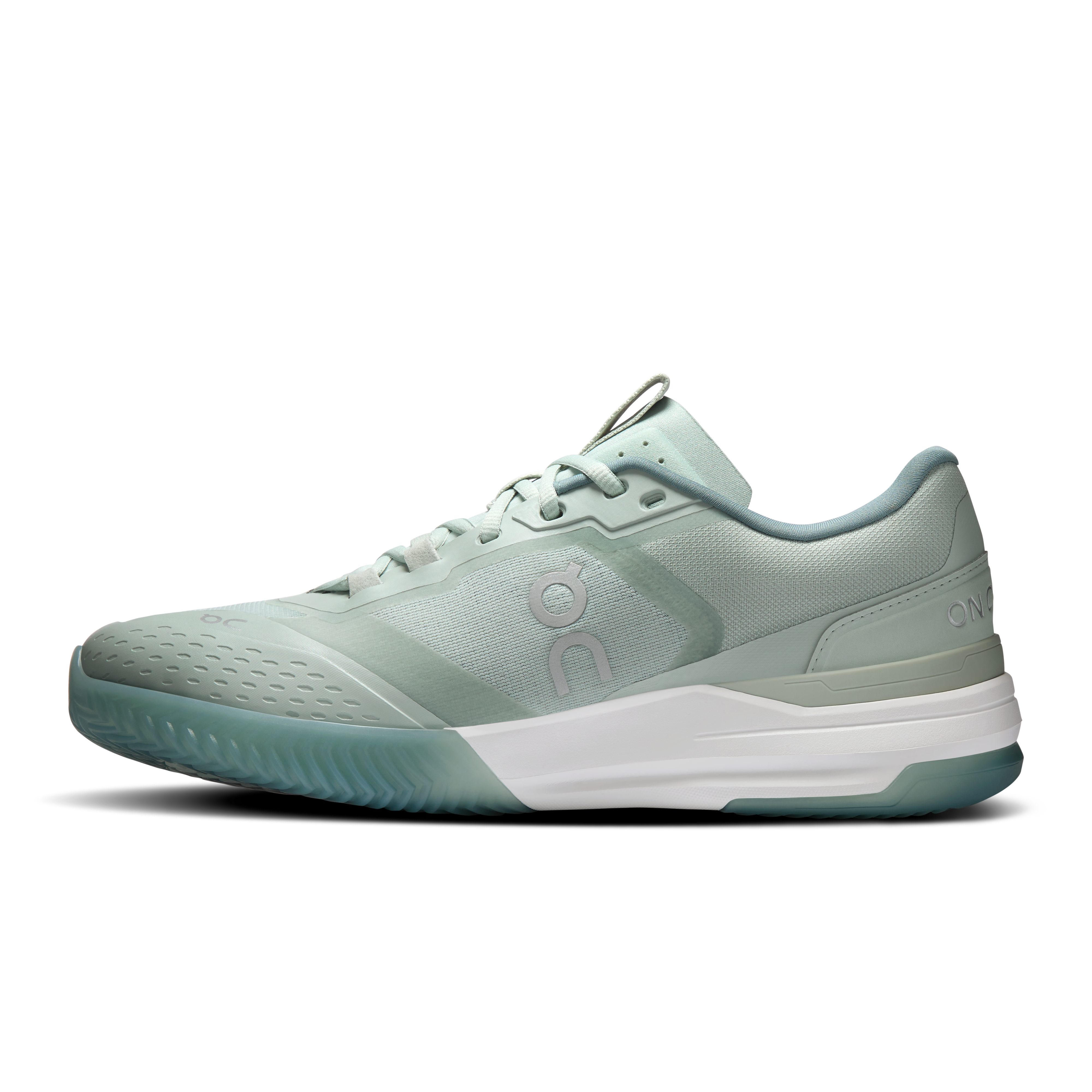 On THE ROGER Advantage Pro Clay Mineral & Linen Homme Tennis Chaussures
