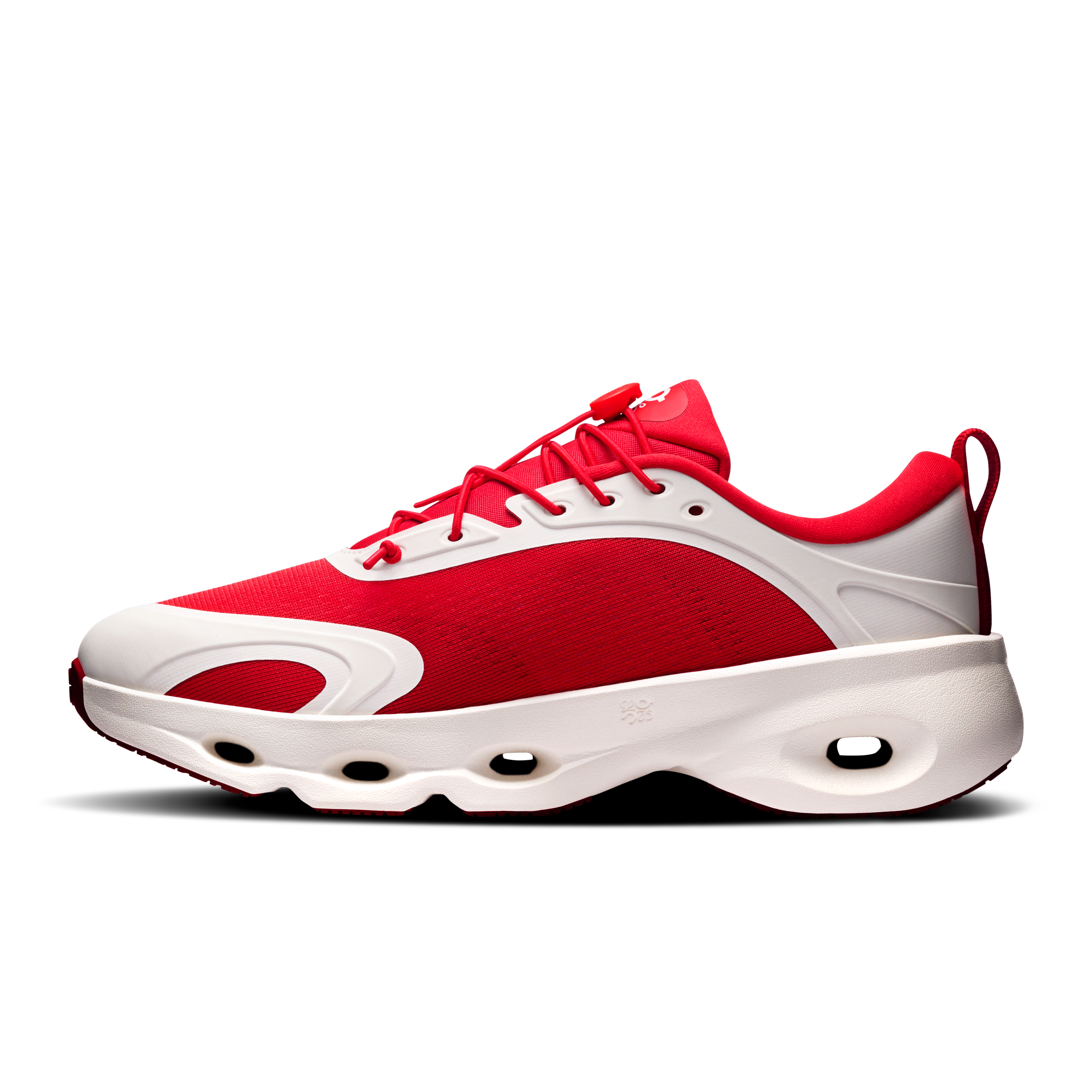 On Cloudsolo LOEWE Red & Eggshell Femme Active Life Chaussures