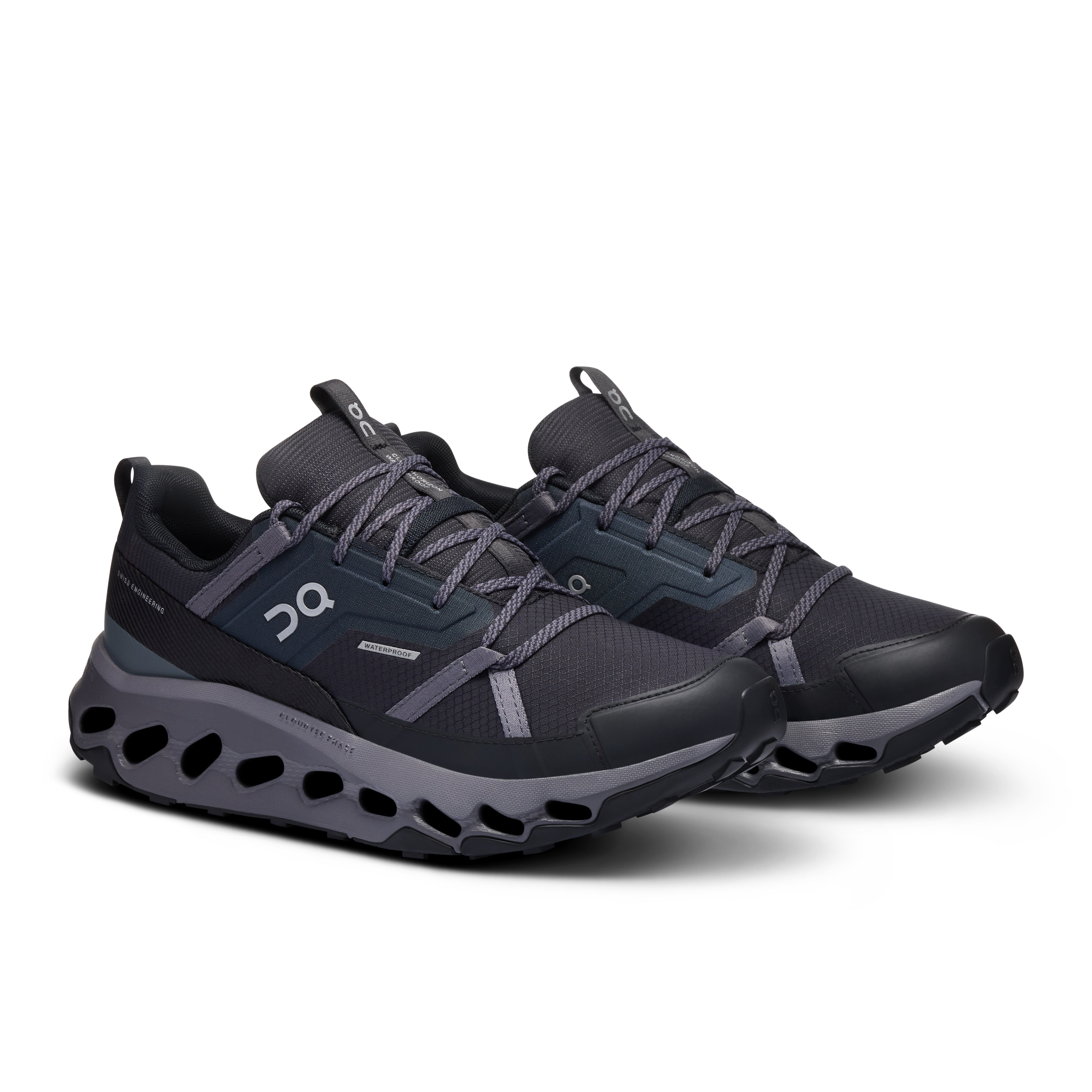On Cloudhorizon Waterproof Black & Eclipse Femme Randonnée Chaussures