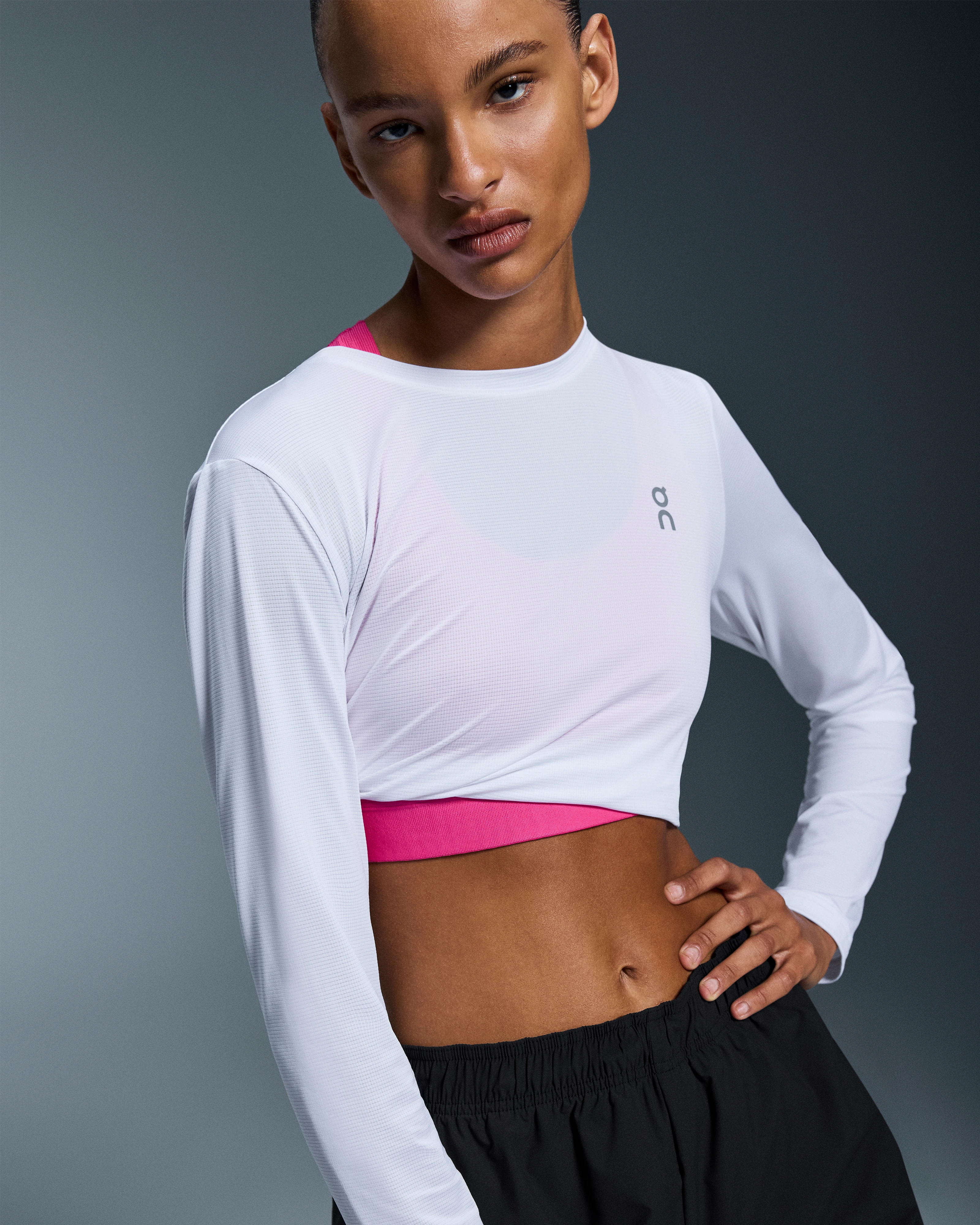 On Core Long-T White Femme Hauts et t-shirts