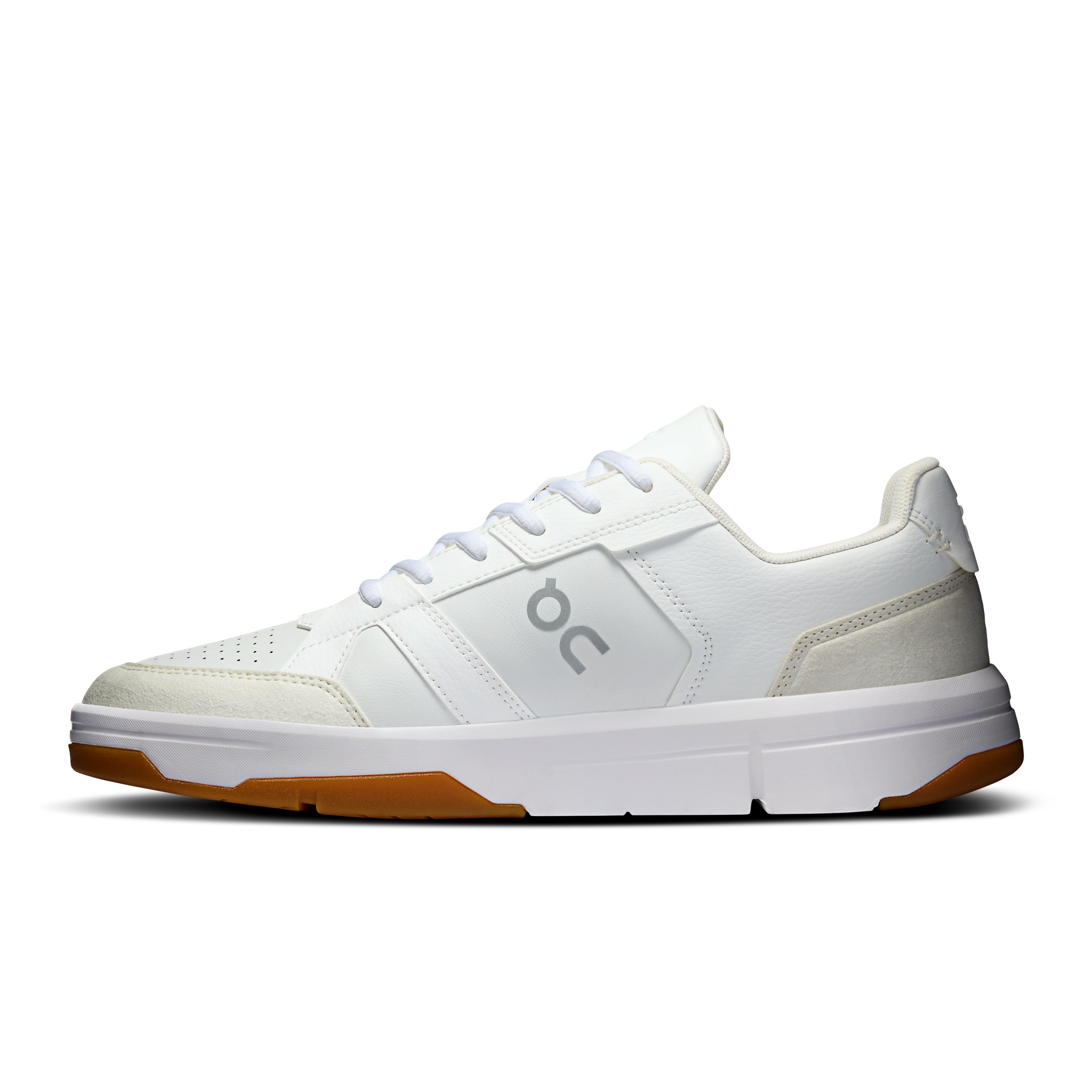 On THE ROGER Clubhouse White & Ivory Homme Tennis Chaussures