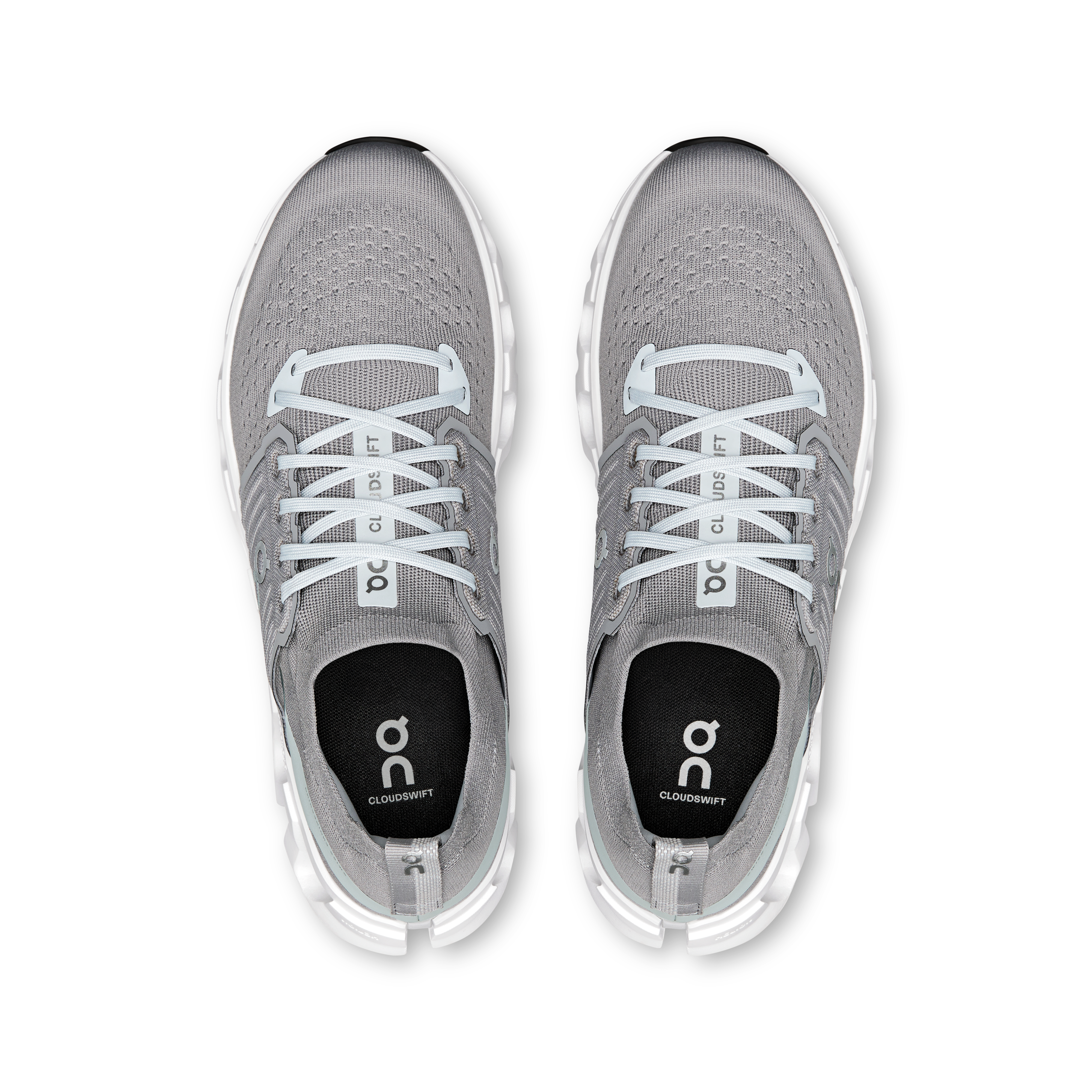 On Cloudswift 4 Alloy & Glacier Homme Running sur route Chaussures