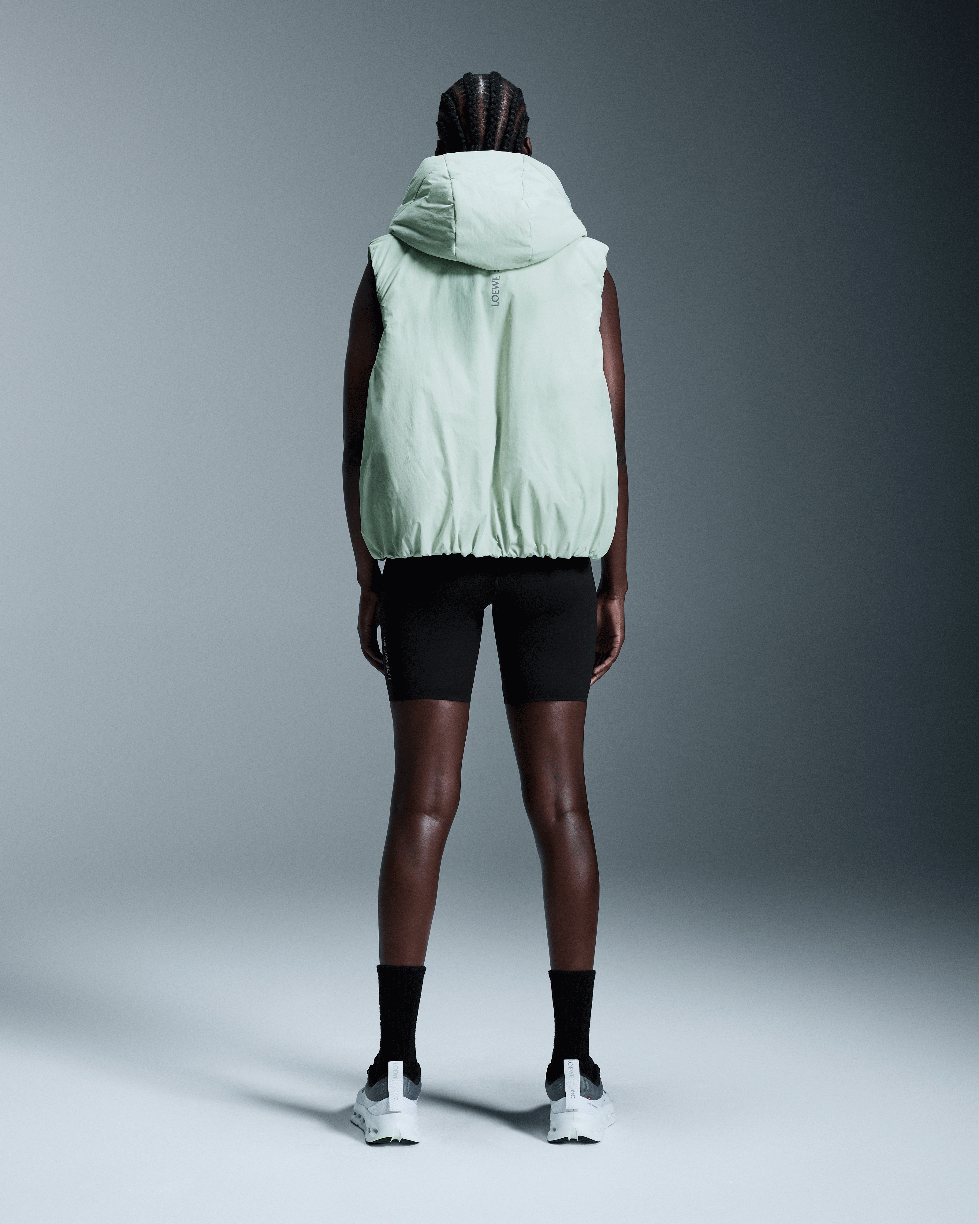 On Puffer Vest LOEWE White & Multicolor Femme Vestes