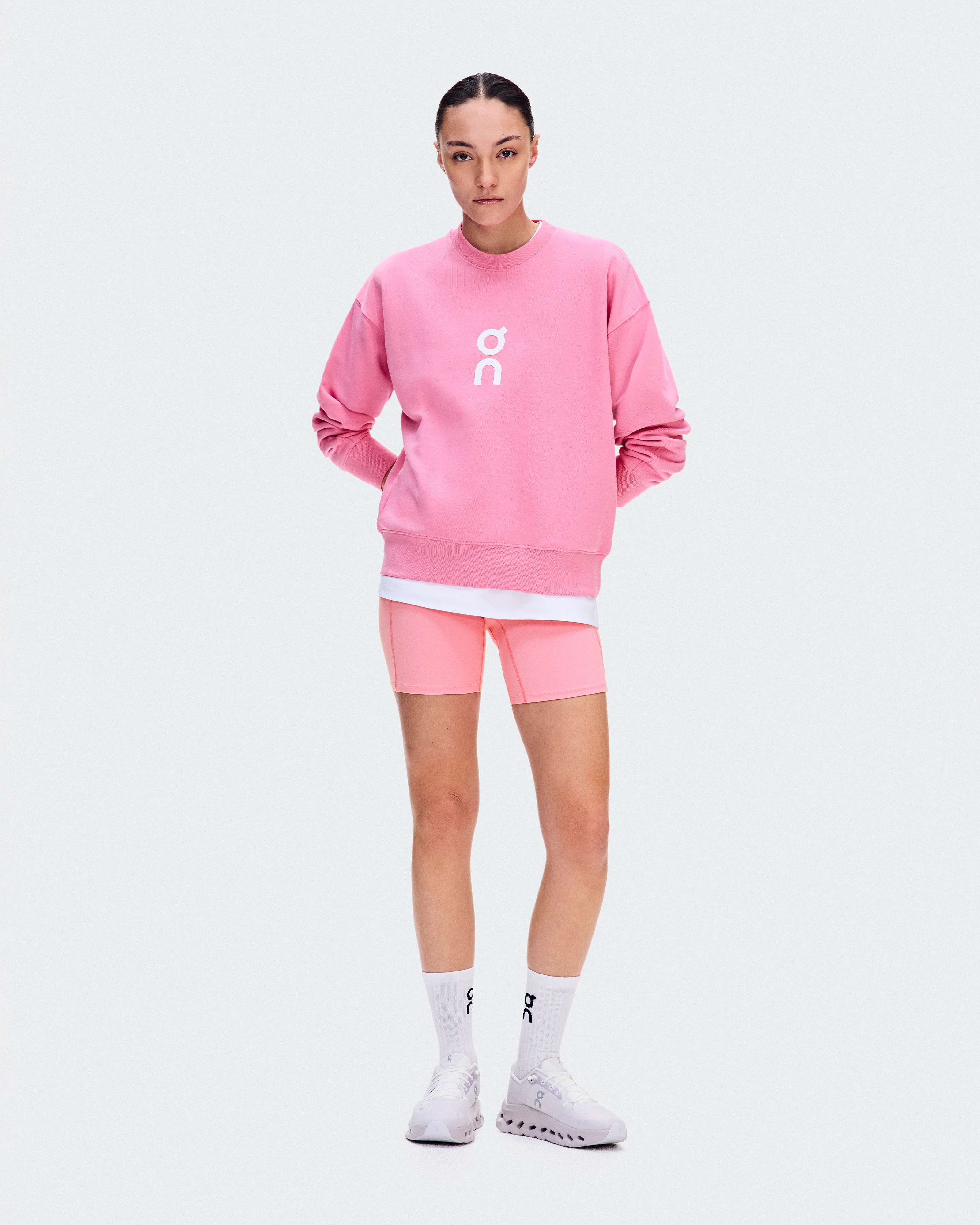 On Club Crew Bubblegum Femme Sweats à capuche et sweats