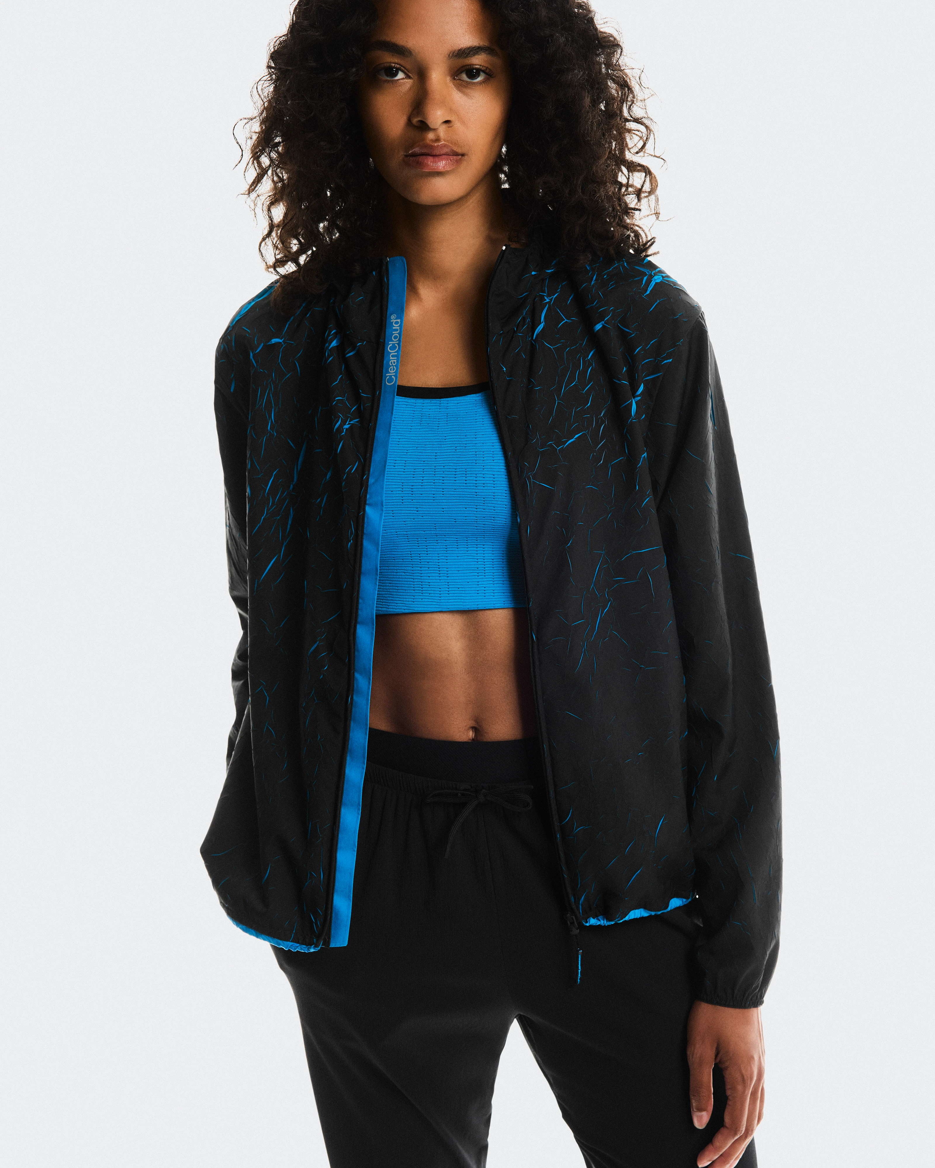 On Pace Run Jacket Malibu & Black Femme Vestes