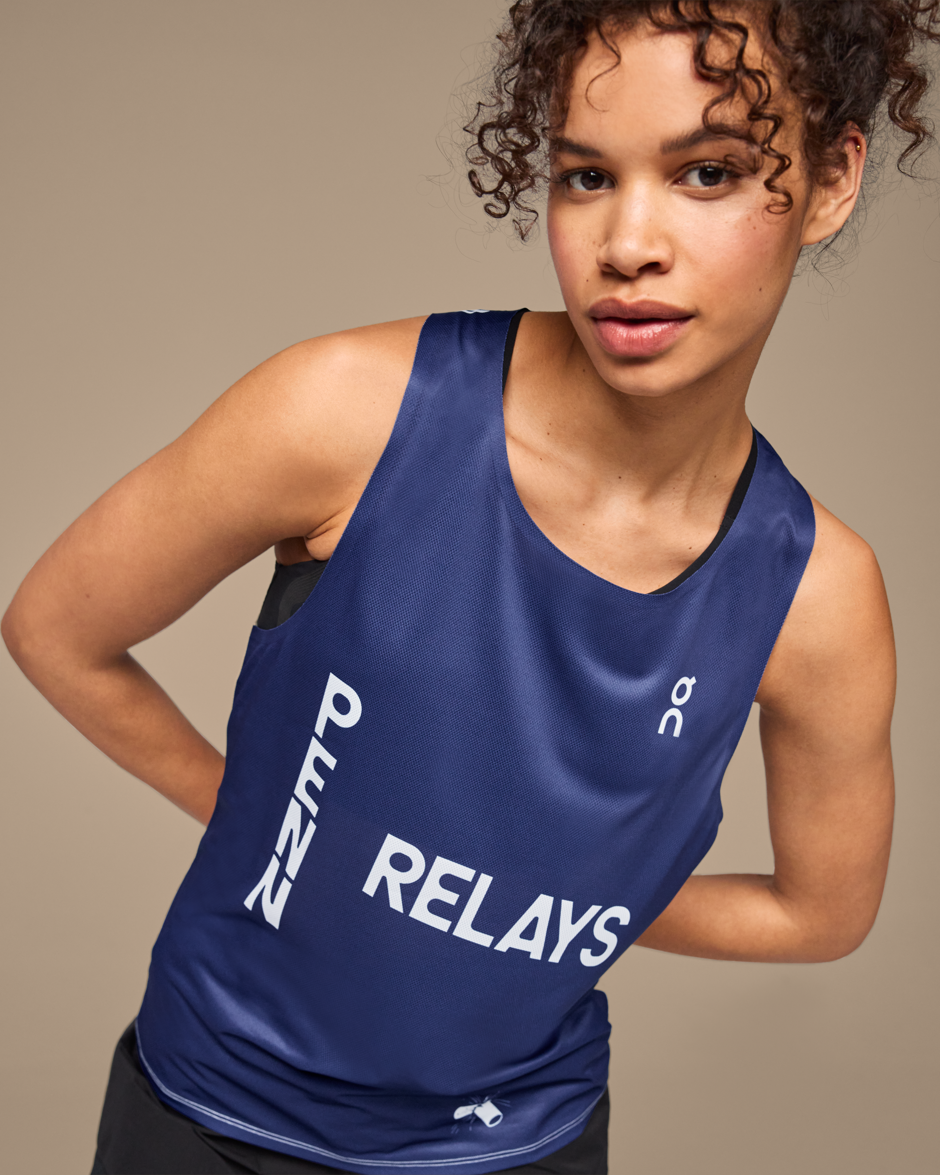 On Penn Relays Singlet Indigo Unisexe Hauts et t-shirts