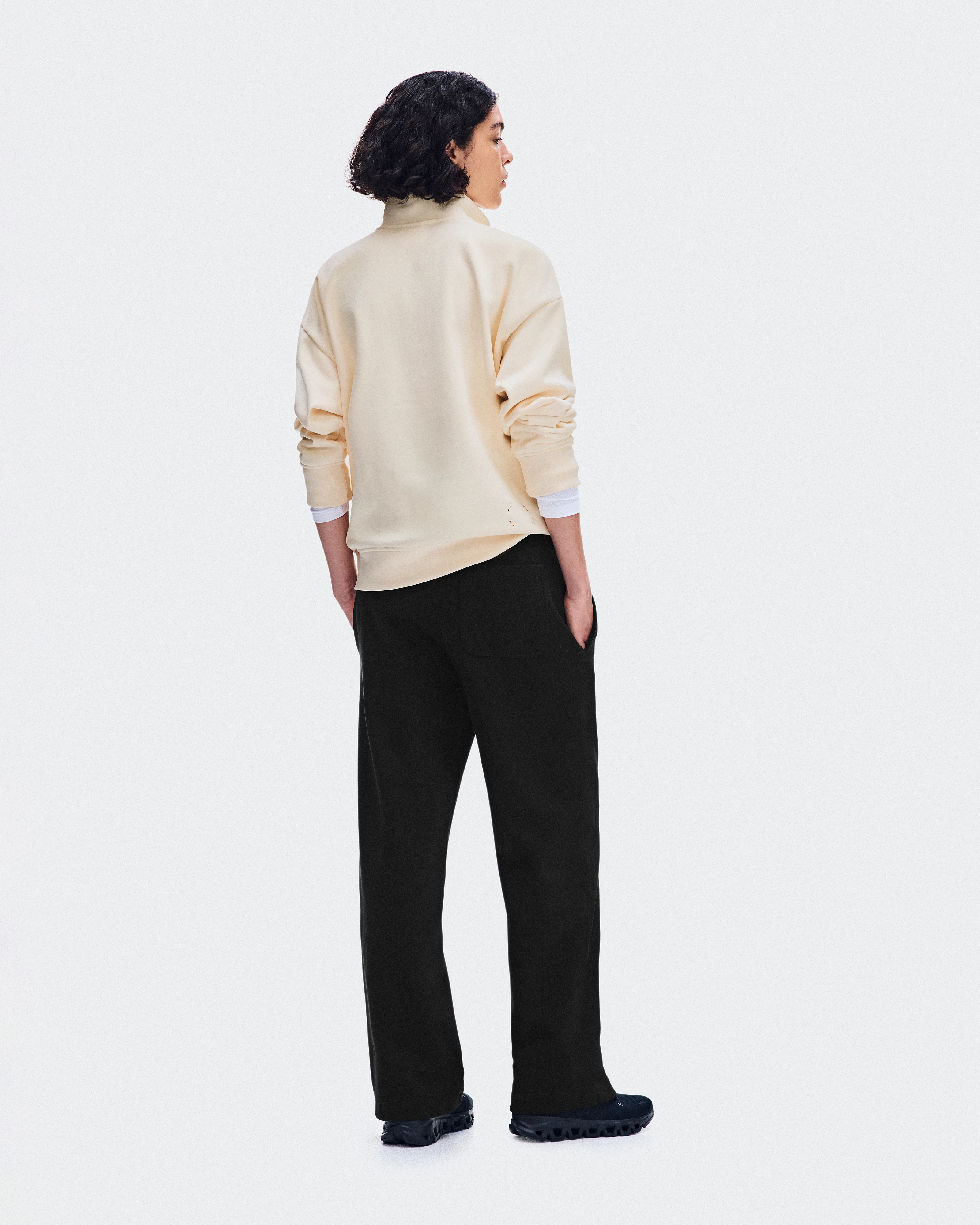 On Club Collective 1/4 Zip Chantilly Femme Sweats à capuche et sweats