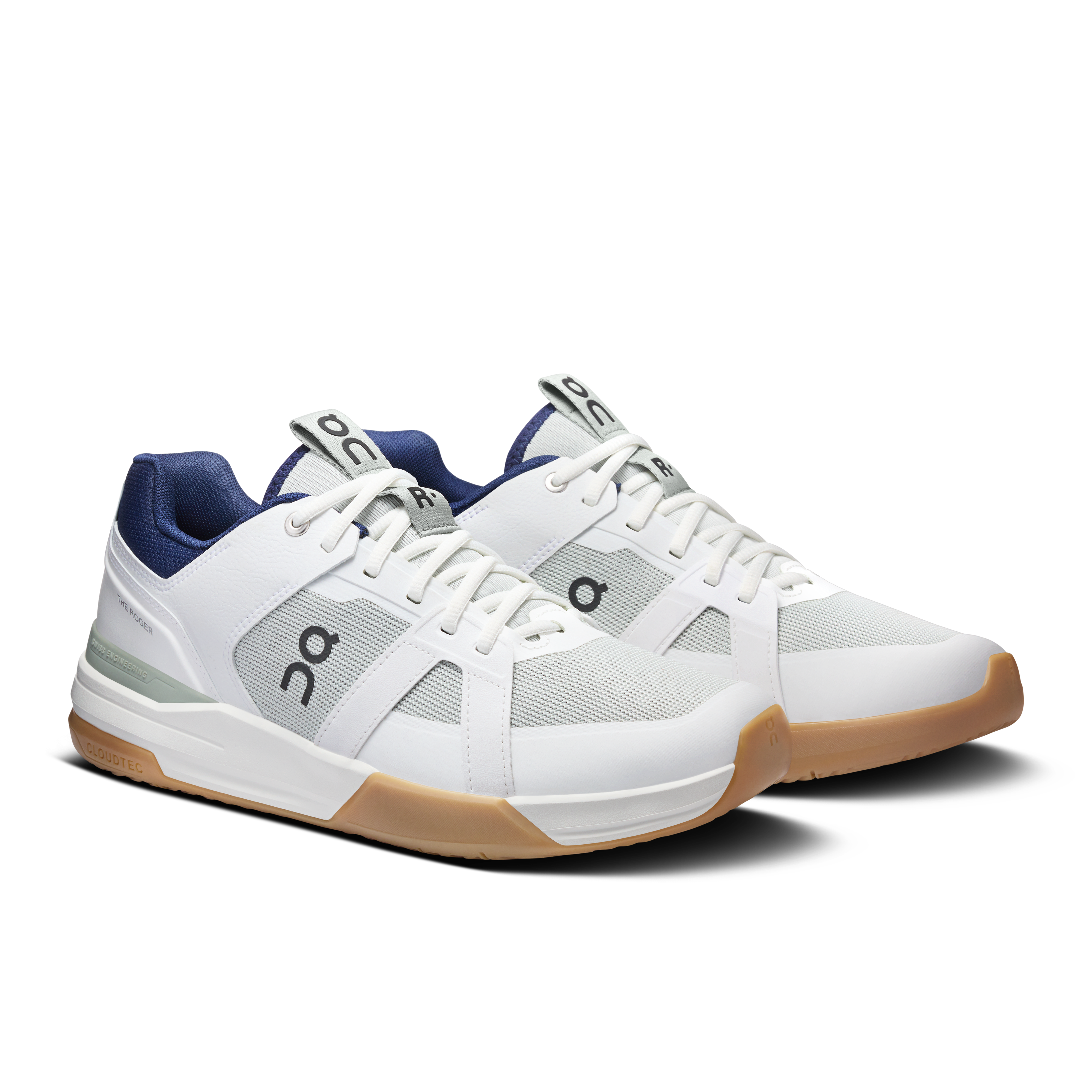 On THE ROGER Clubhouse Pro White & Iceberg Homme Tennis Chaussures