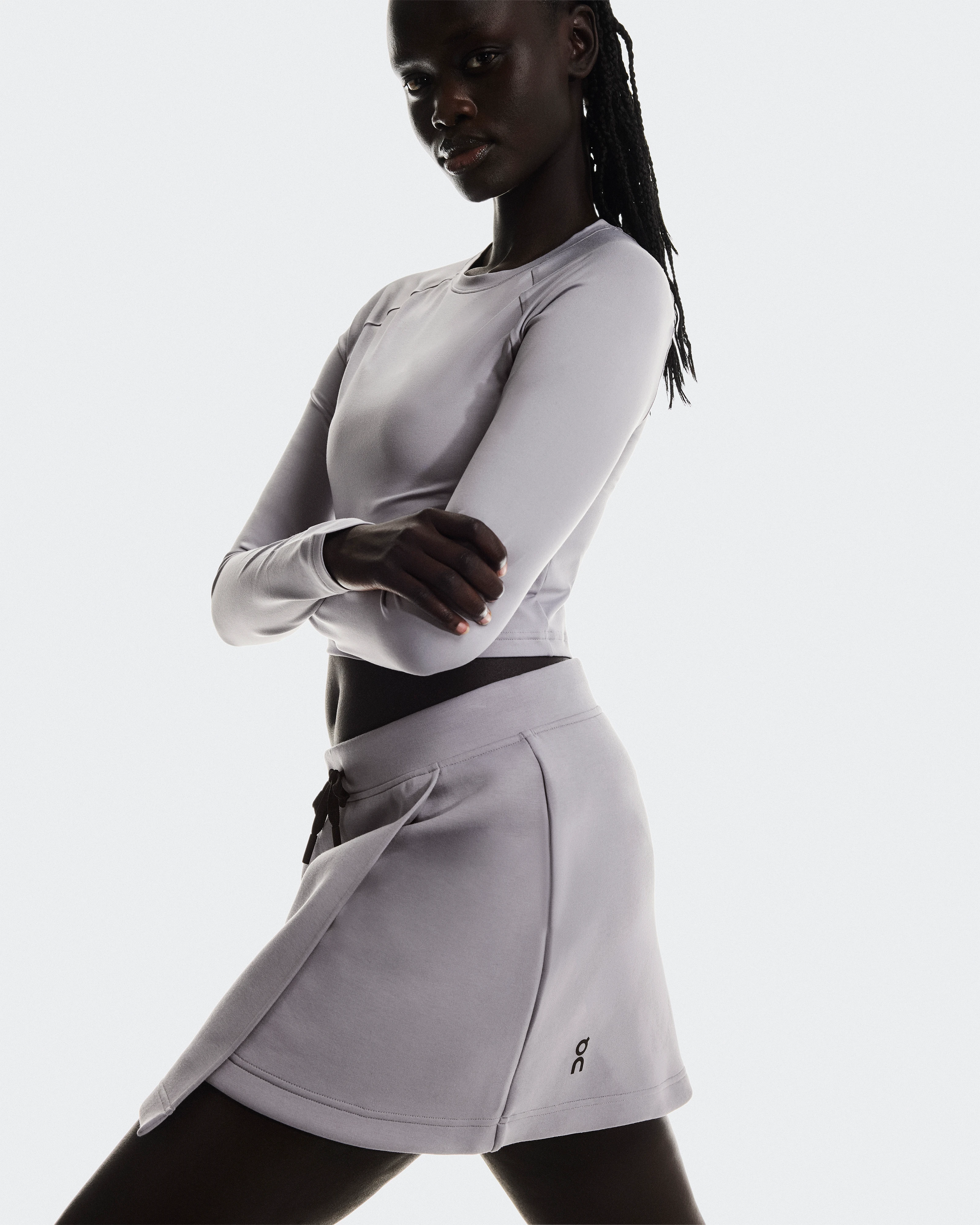 On Focus Tech Skirt Lilac Femme Jupes