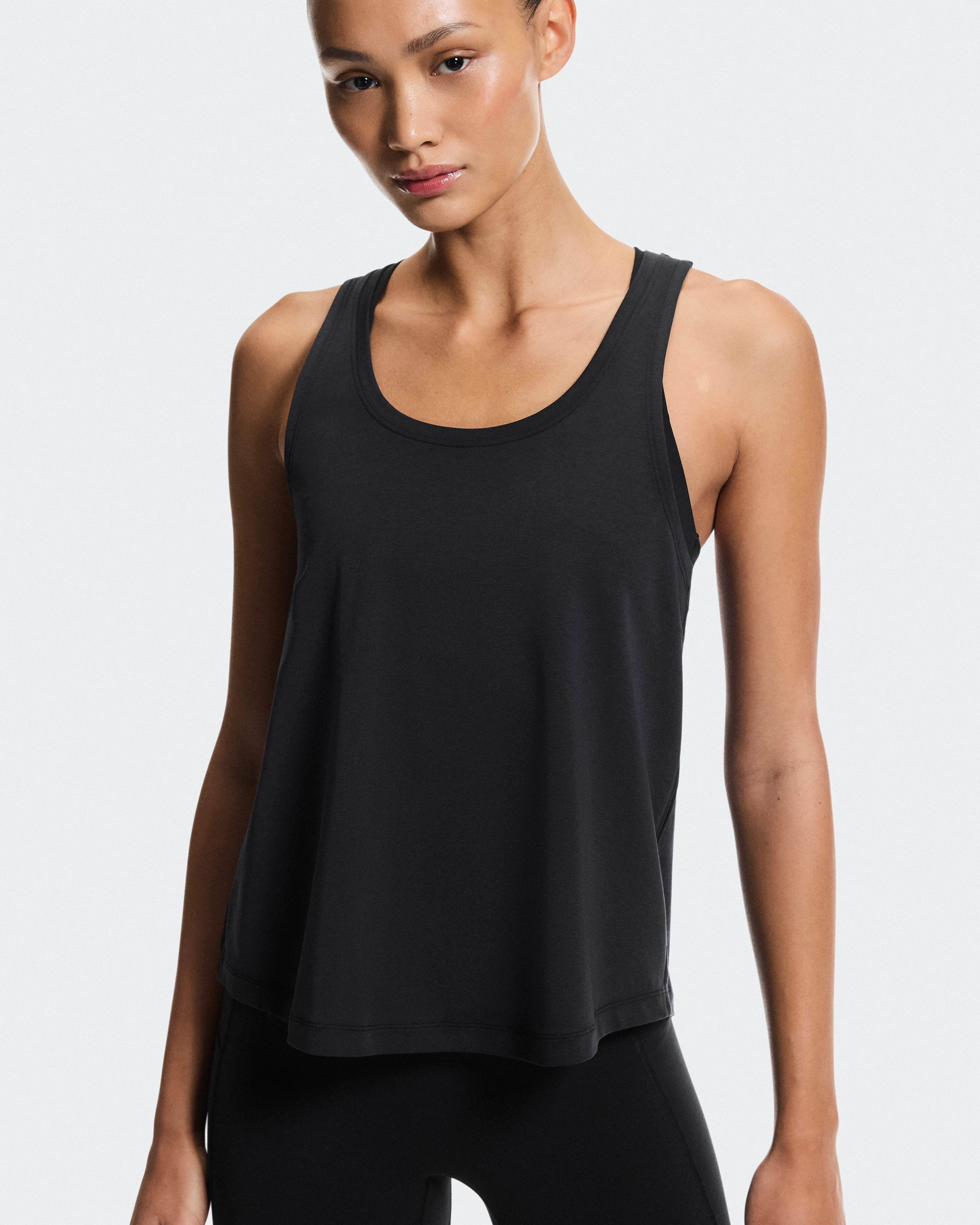 On Focus Tank Black Femme Hauts et t-shirts