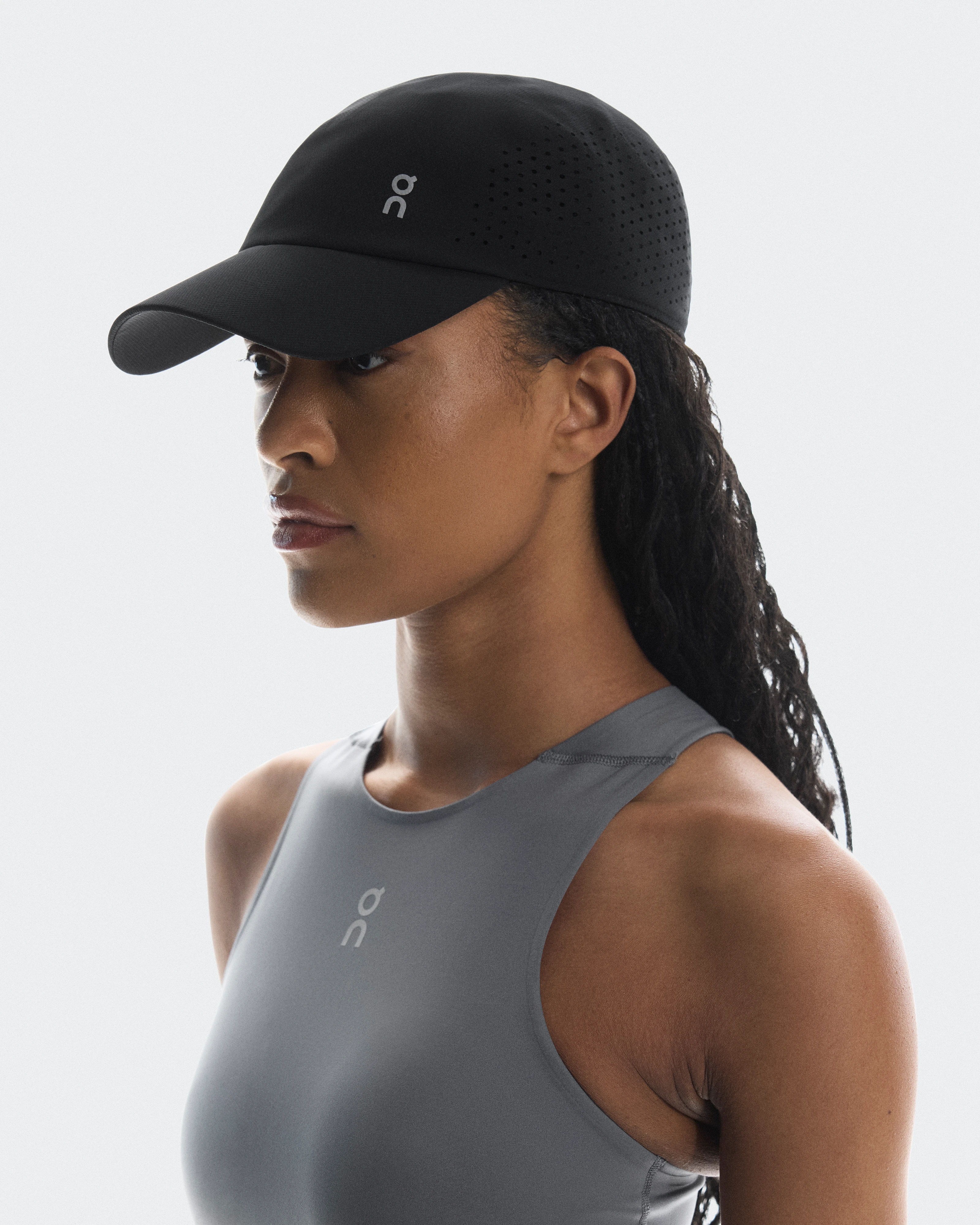 On Lightweight Cap Black Unisexe Chapeaux