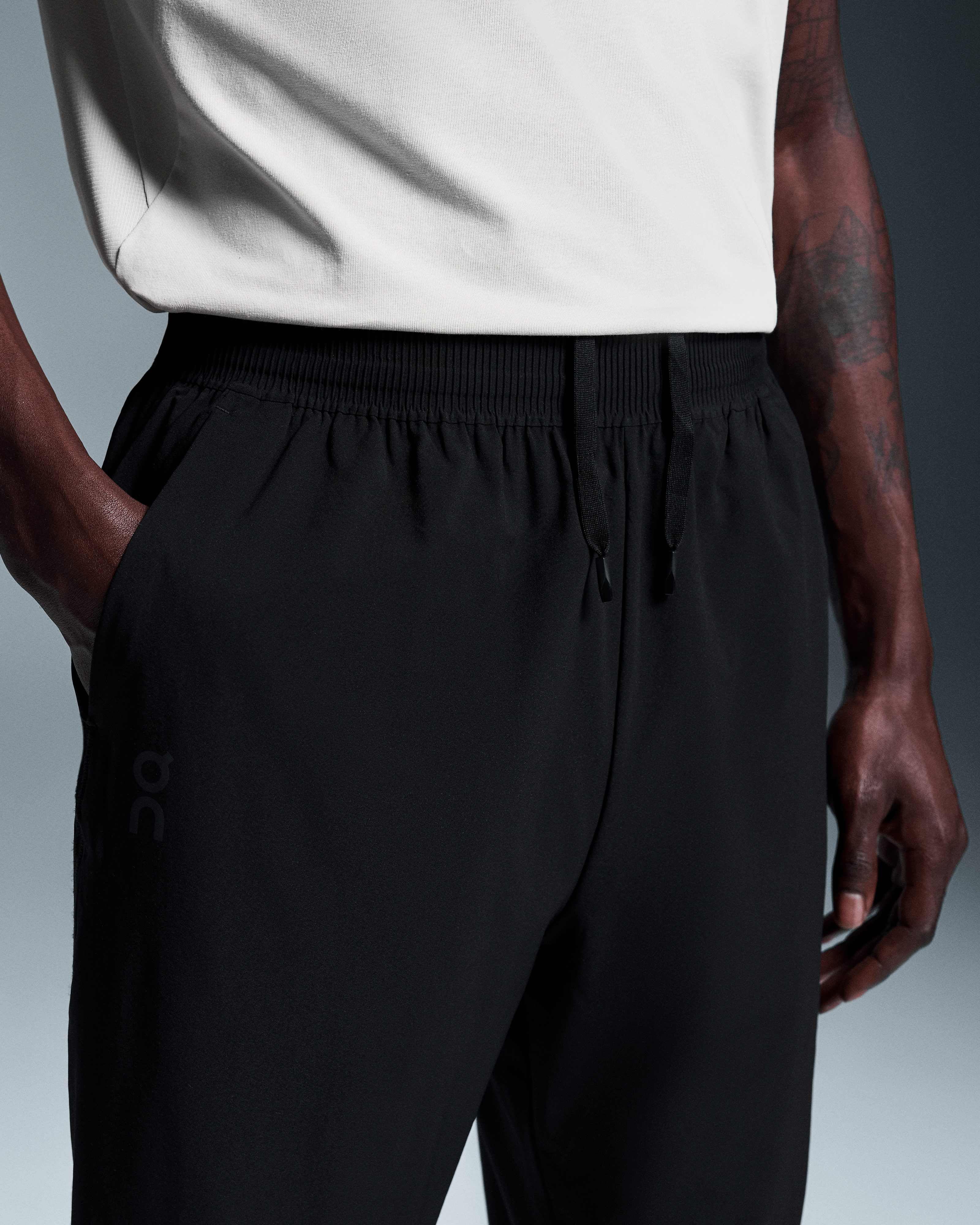 On Focus Pants Black Homme Pantalons