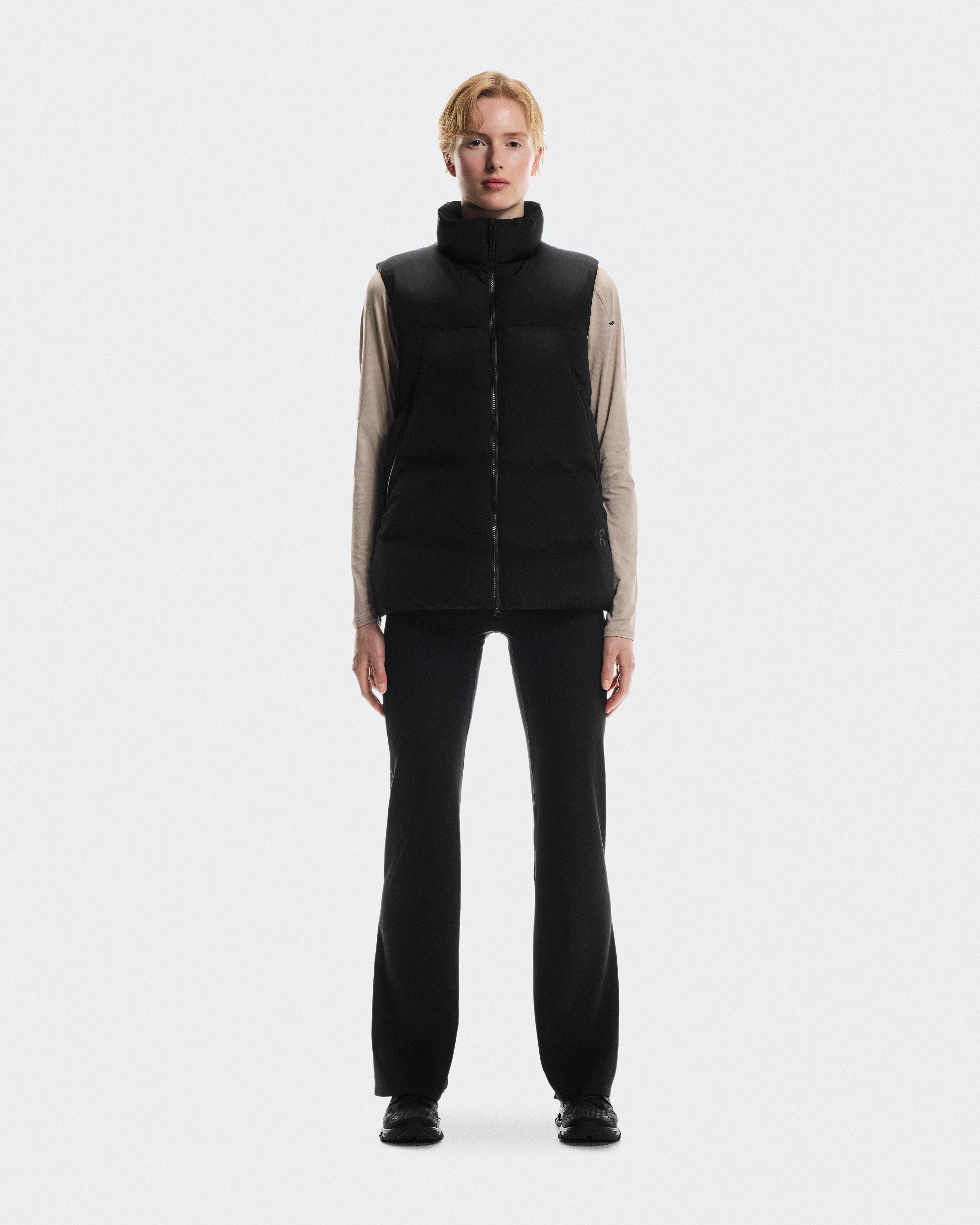 On All-Day Puffer Vest Black Femme Vestes