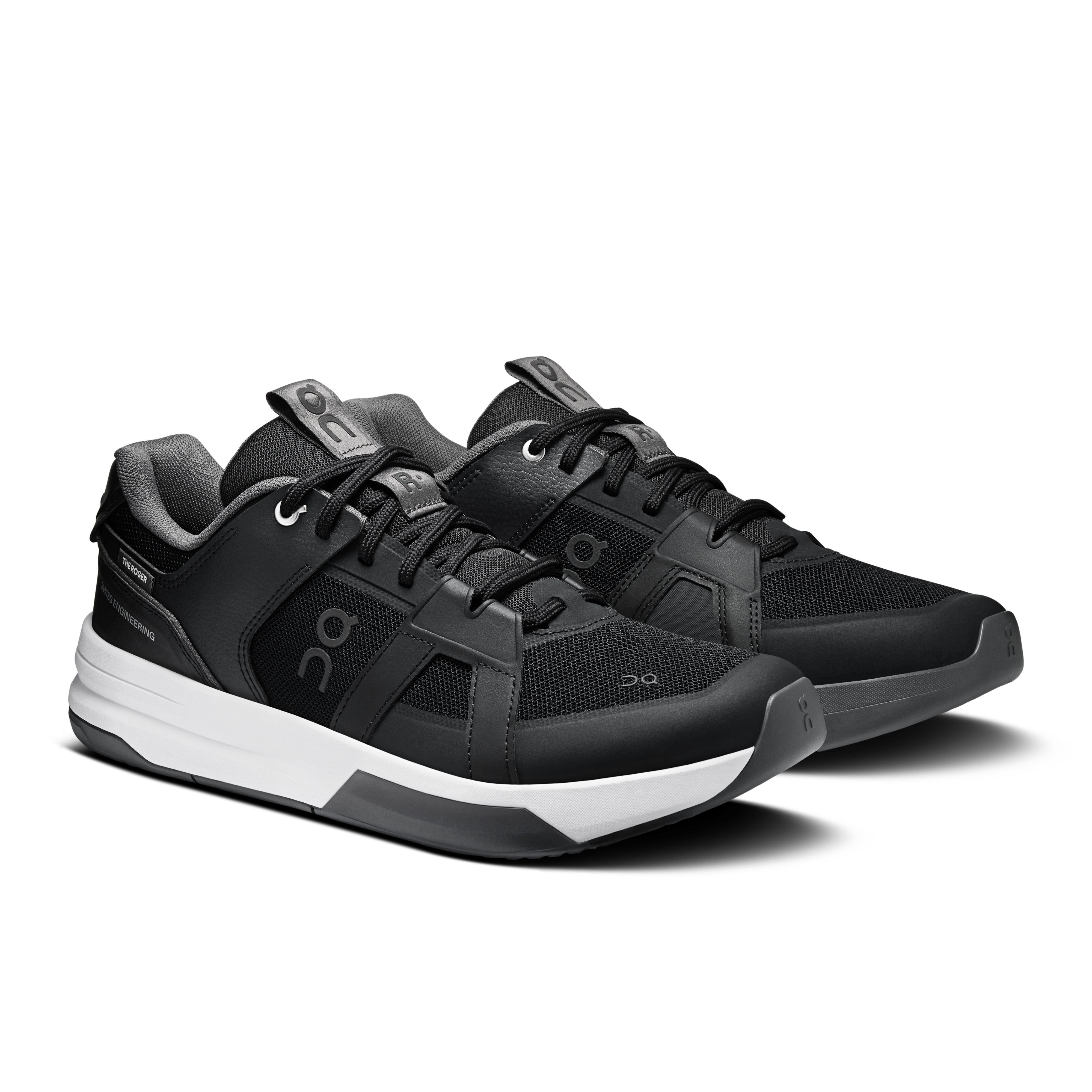 On THE ROGER Clubhouse Pro 2 Black & Eclipse Homme Tennis Chaussures