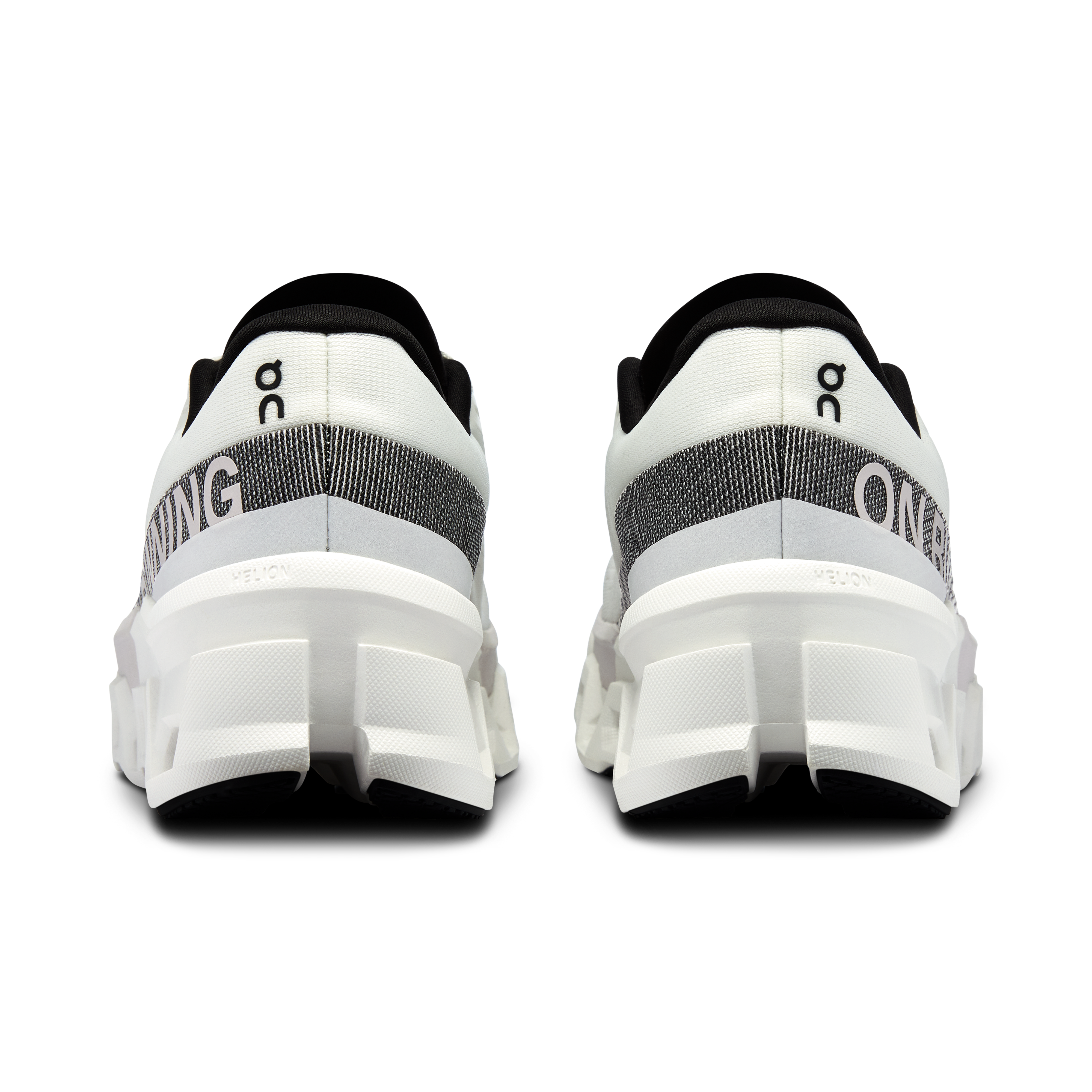 On Cloudmonster 2 White & Frost Femme Running sur route Chaussures