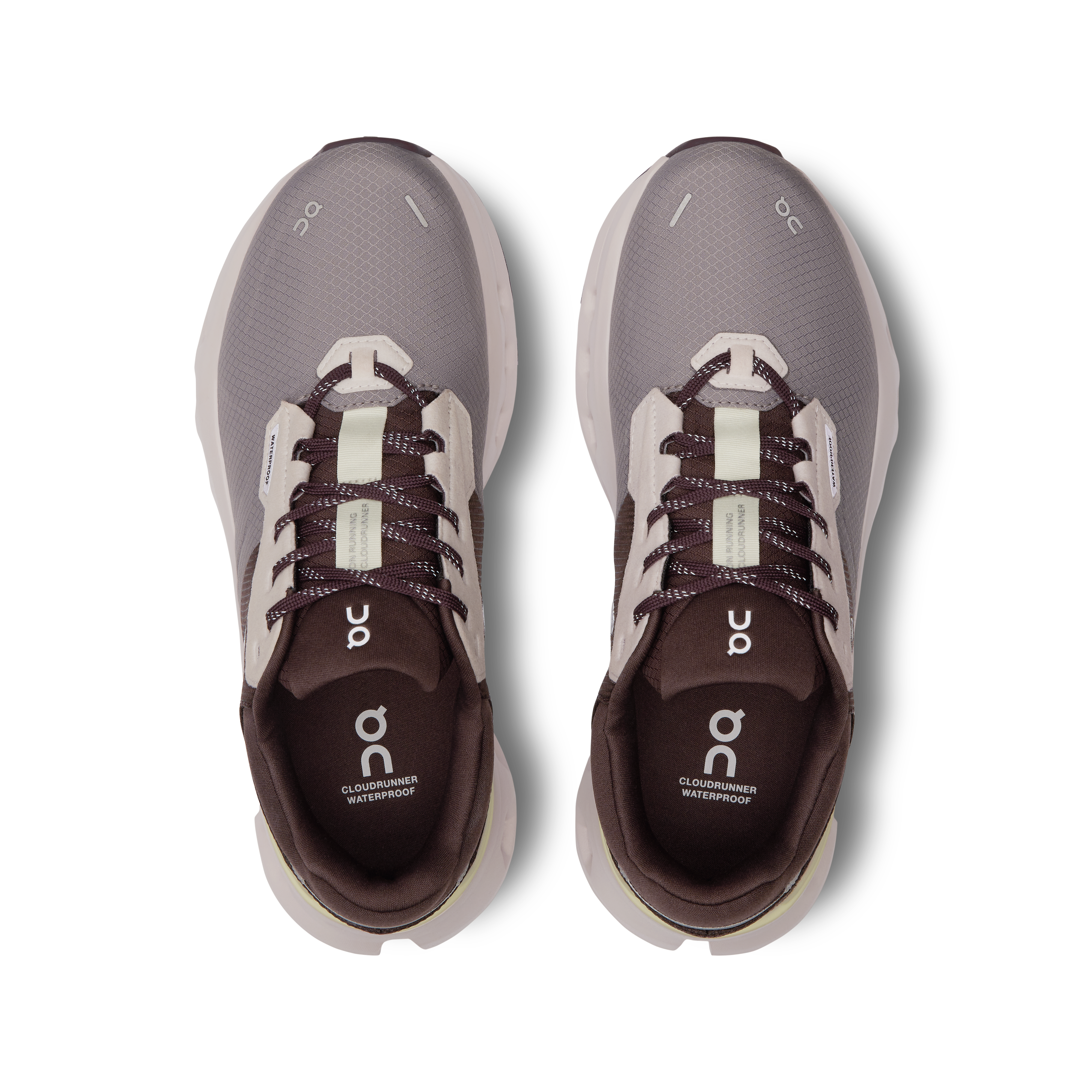 On Cloudrunner 2 Waterproof Zinc & Seedling Femme Running sur route Chaussures