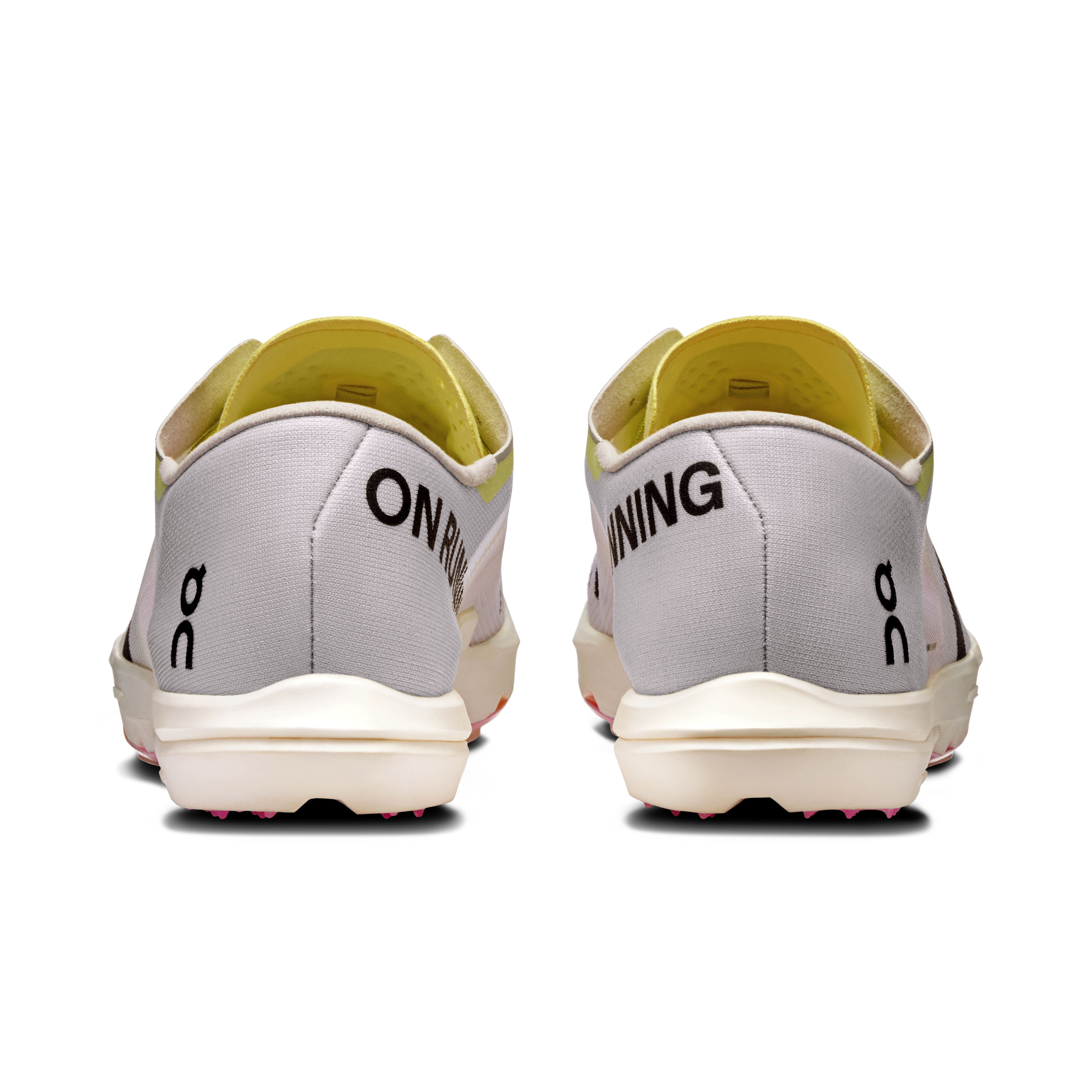On Cloudspike Amplius 2 White & Raspberry Femme Athlétisme Chaussures