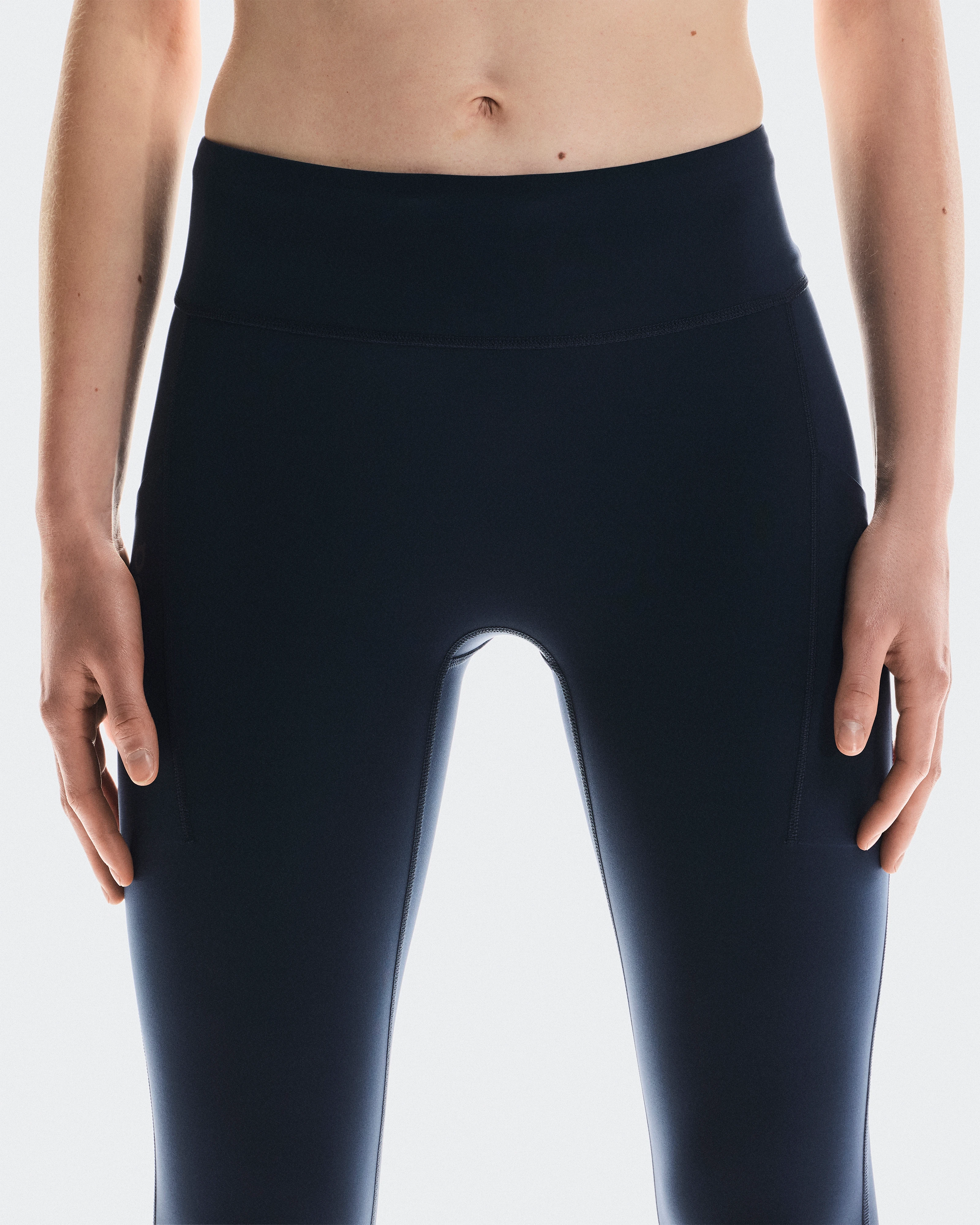On Performance Tights 7/8 Navy Femme Leggings
