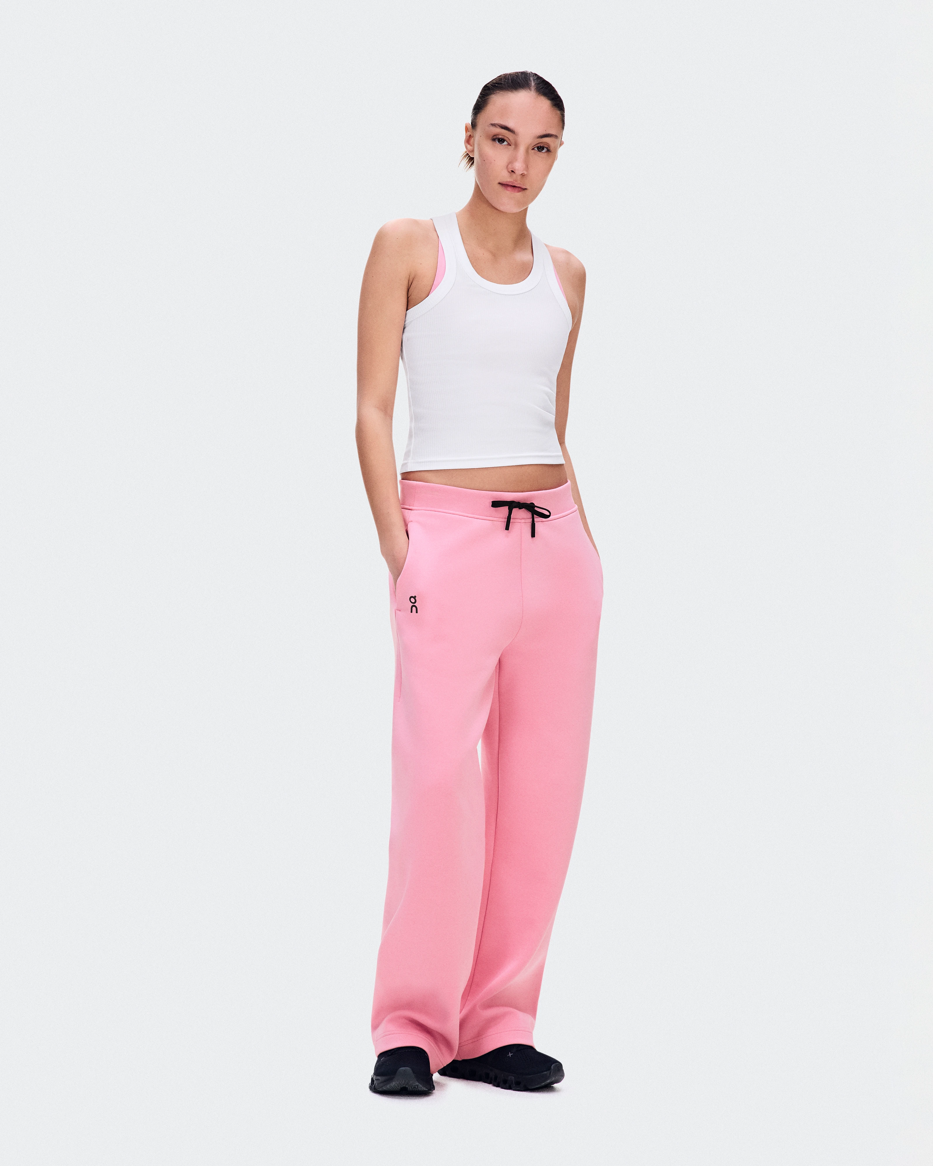 On Focus Tech Sweatpants Magnolia Femme Pantalons
