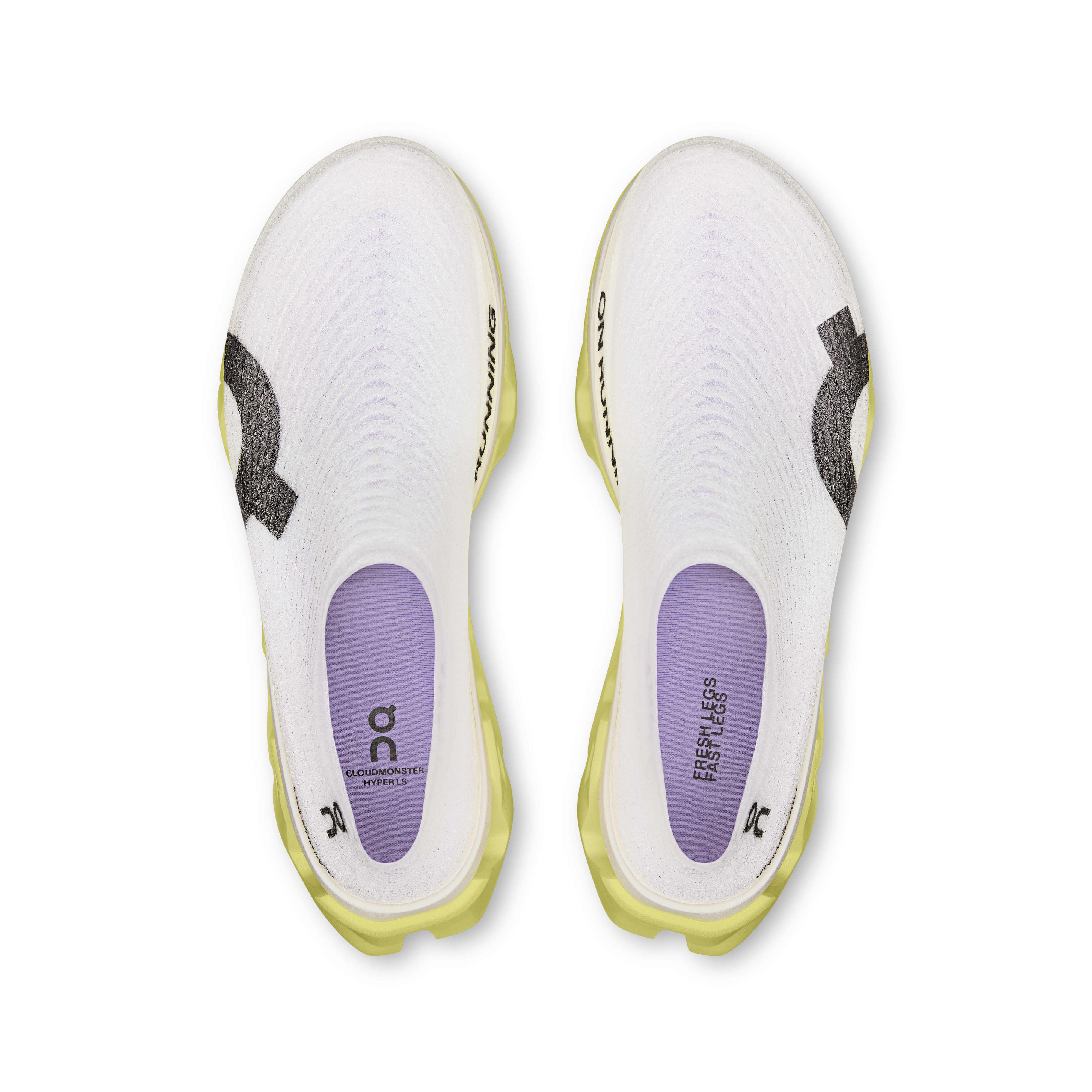 On LightSpray Cloudmonster 3 Hyper Limelight & Bloom Unisexe Running sur route Chaussures
