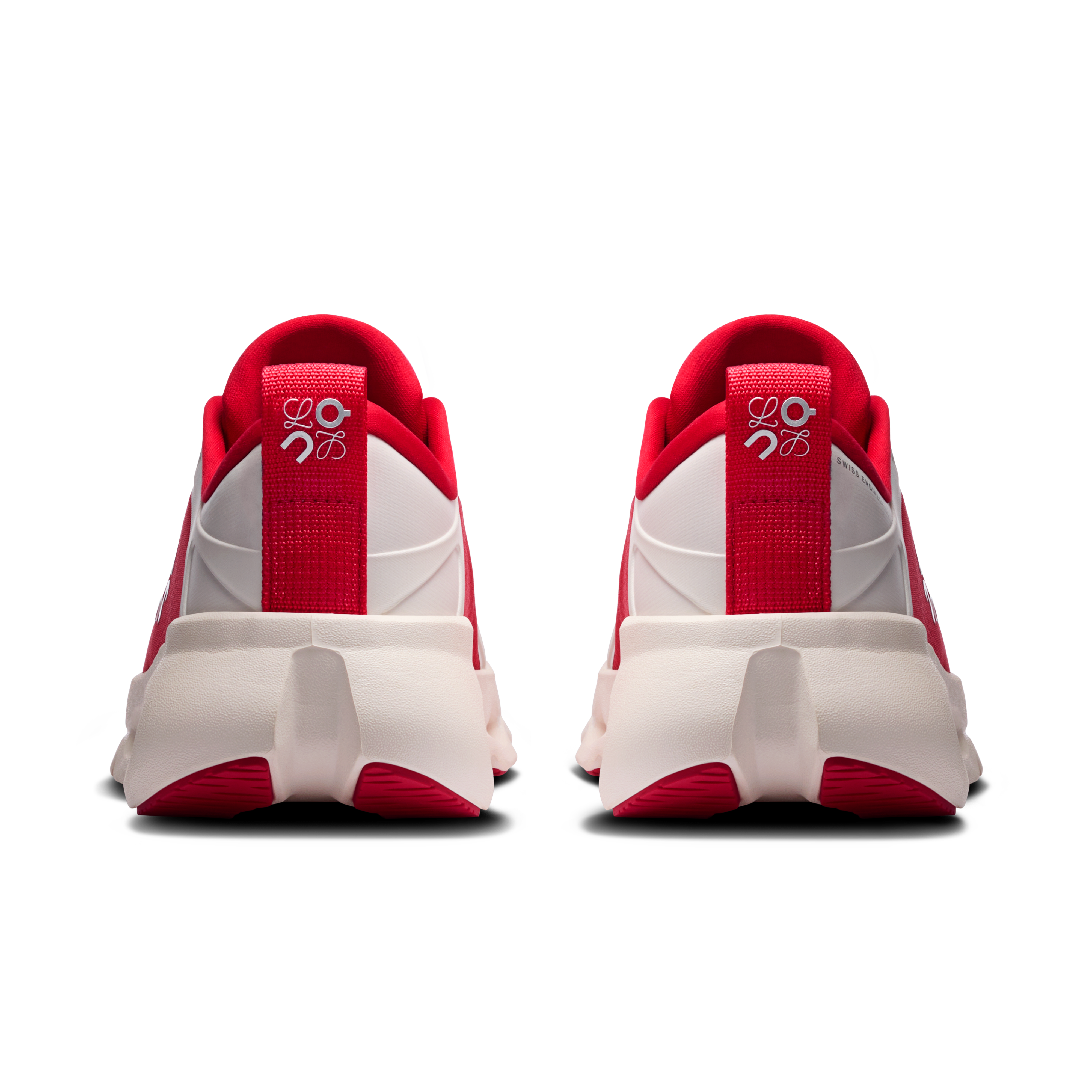 On Cloudsolo LOEWE Red & Eggshell Femme Active Life Chaussures