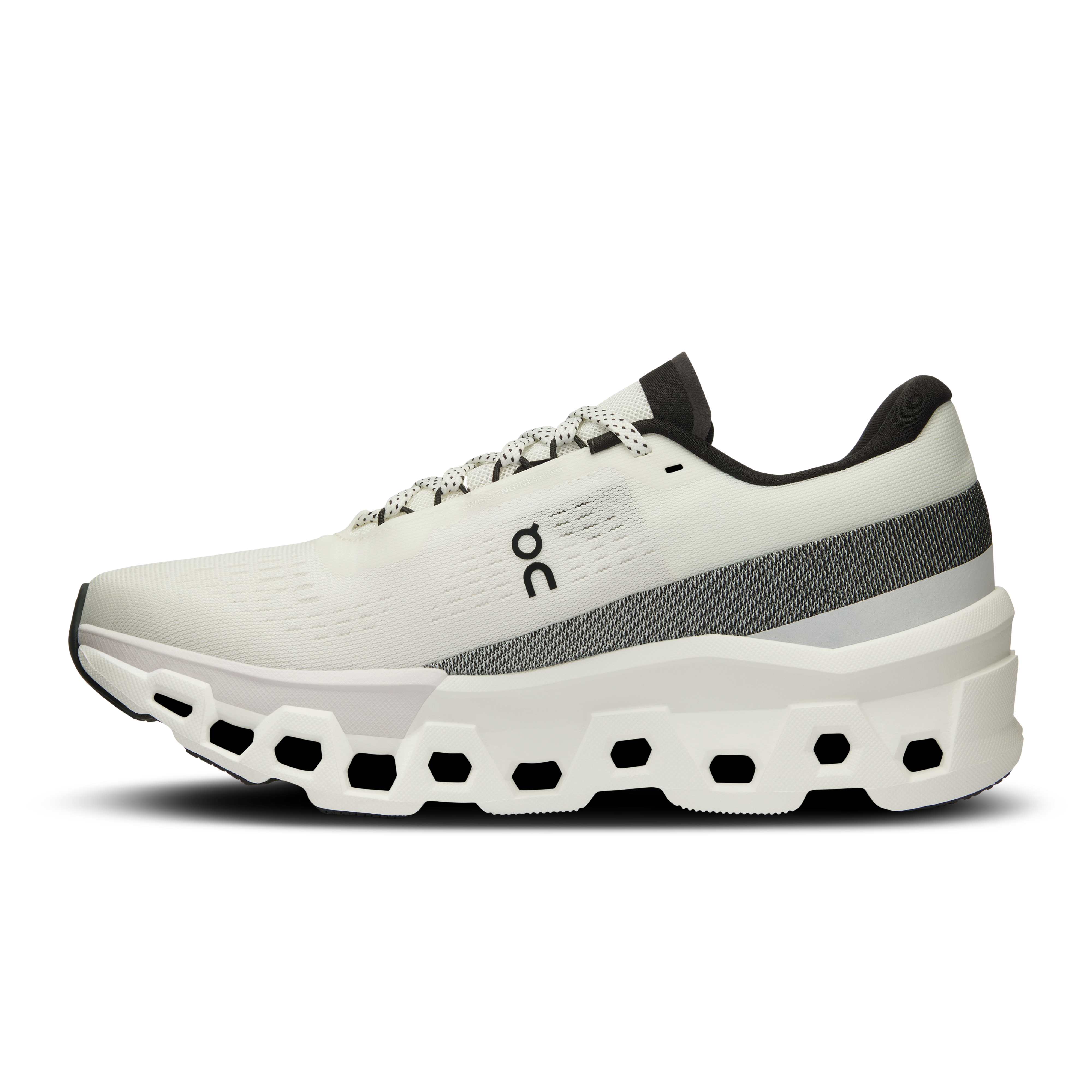 On Cloudmonster 2 White & Frost Femme Running sur route Chaussures