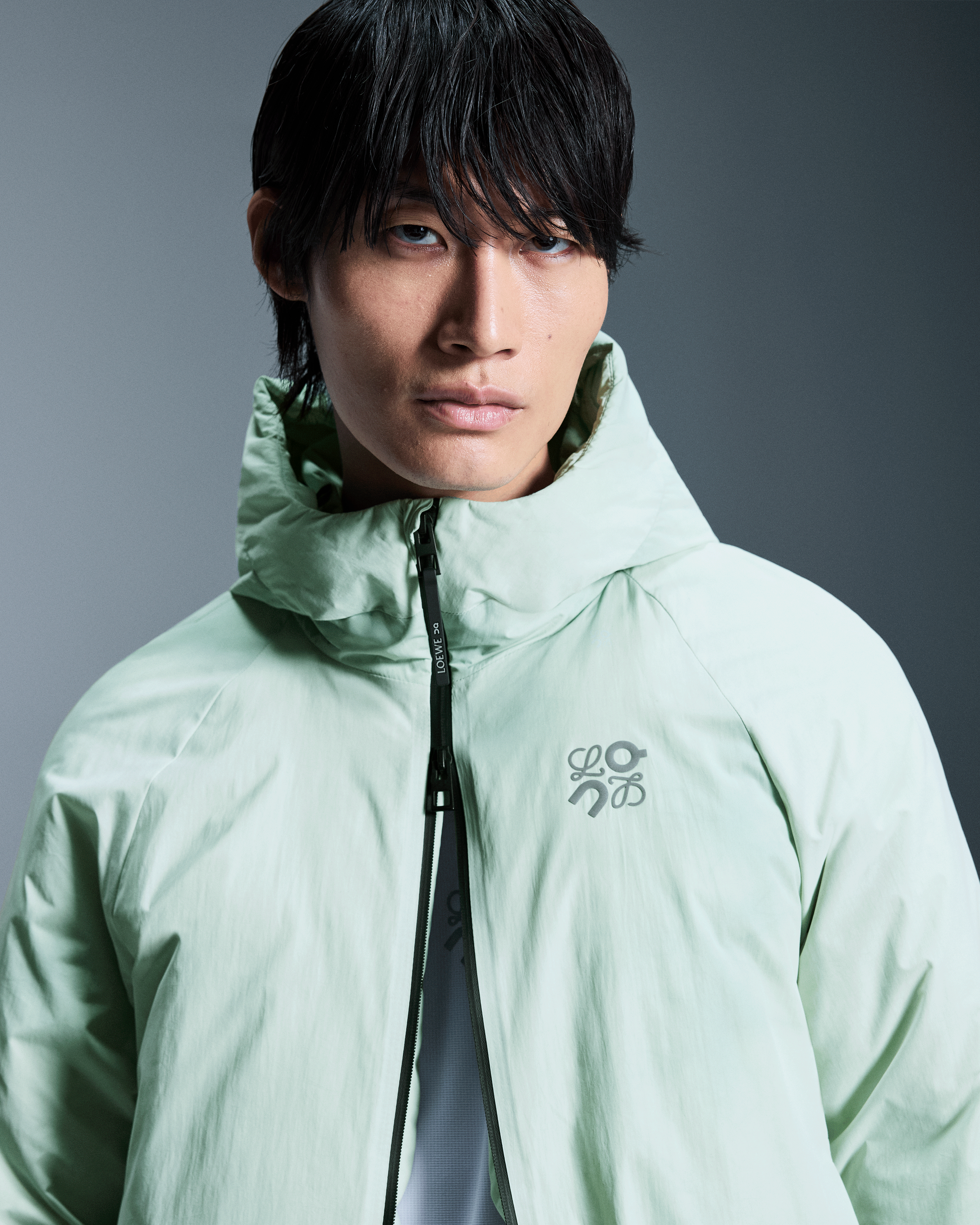 On Puffer Jacket LOEWE White & Multicolor Homme Vestes