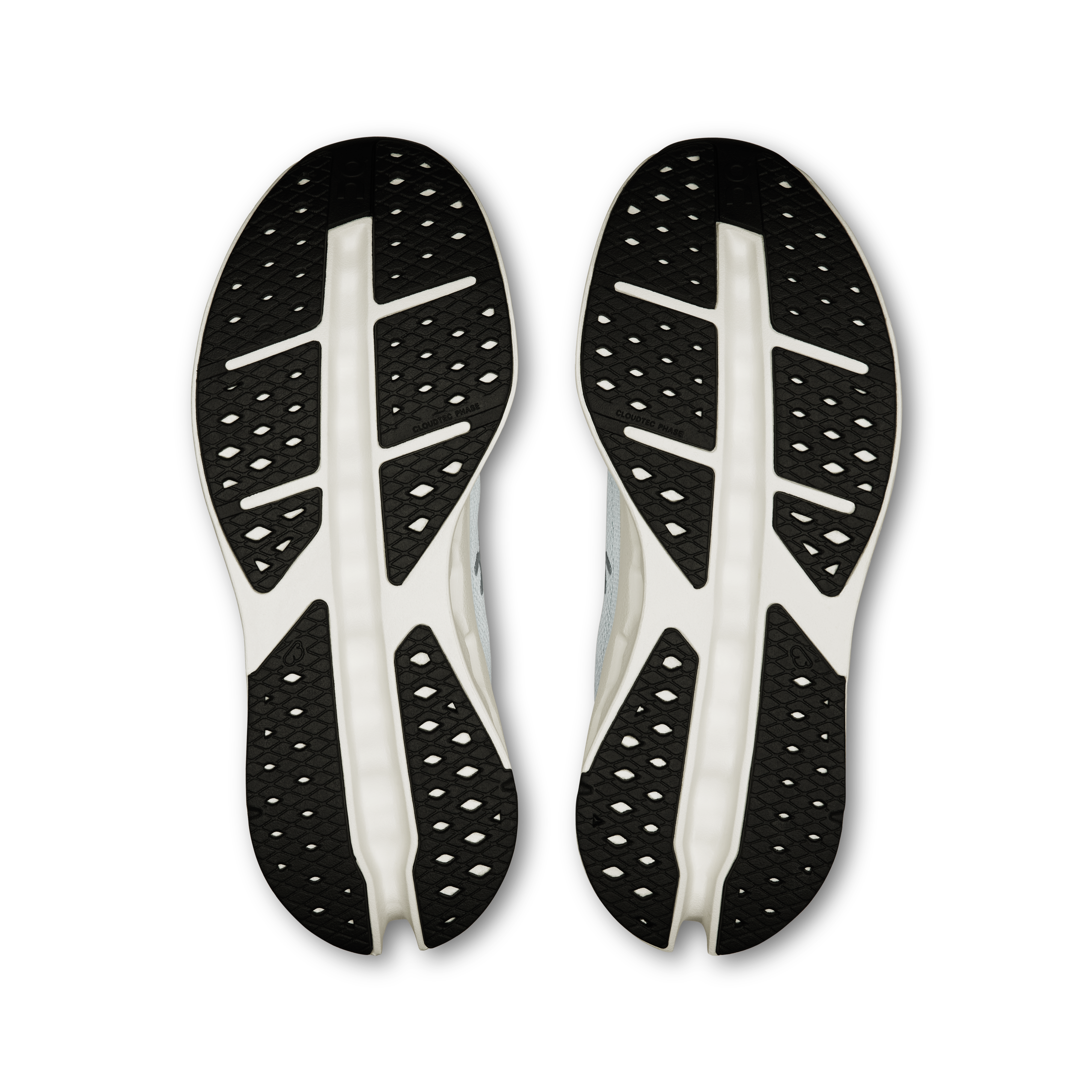 On Cloudsurfer Max White & White Femme Running sur route Chaussures