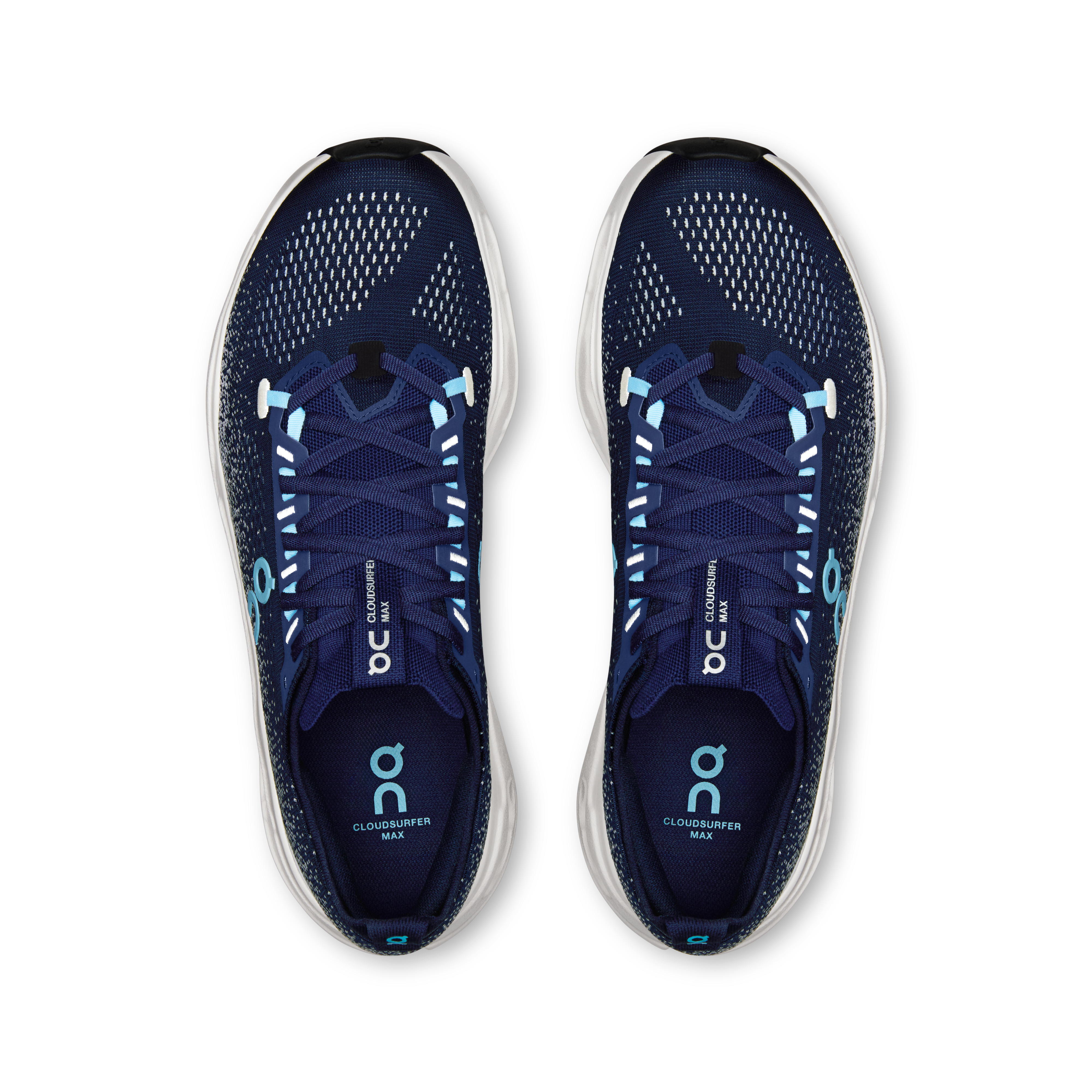 On Cloudsurfer Max Midnight & Ivory Homme Running sur route Chaussures