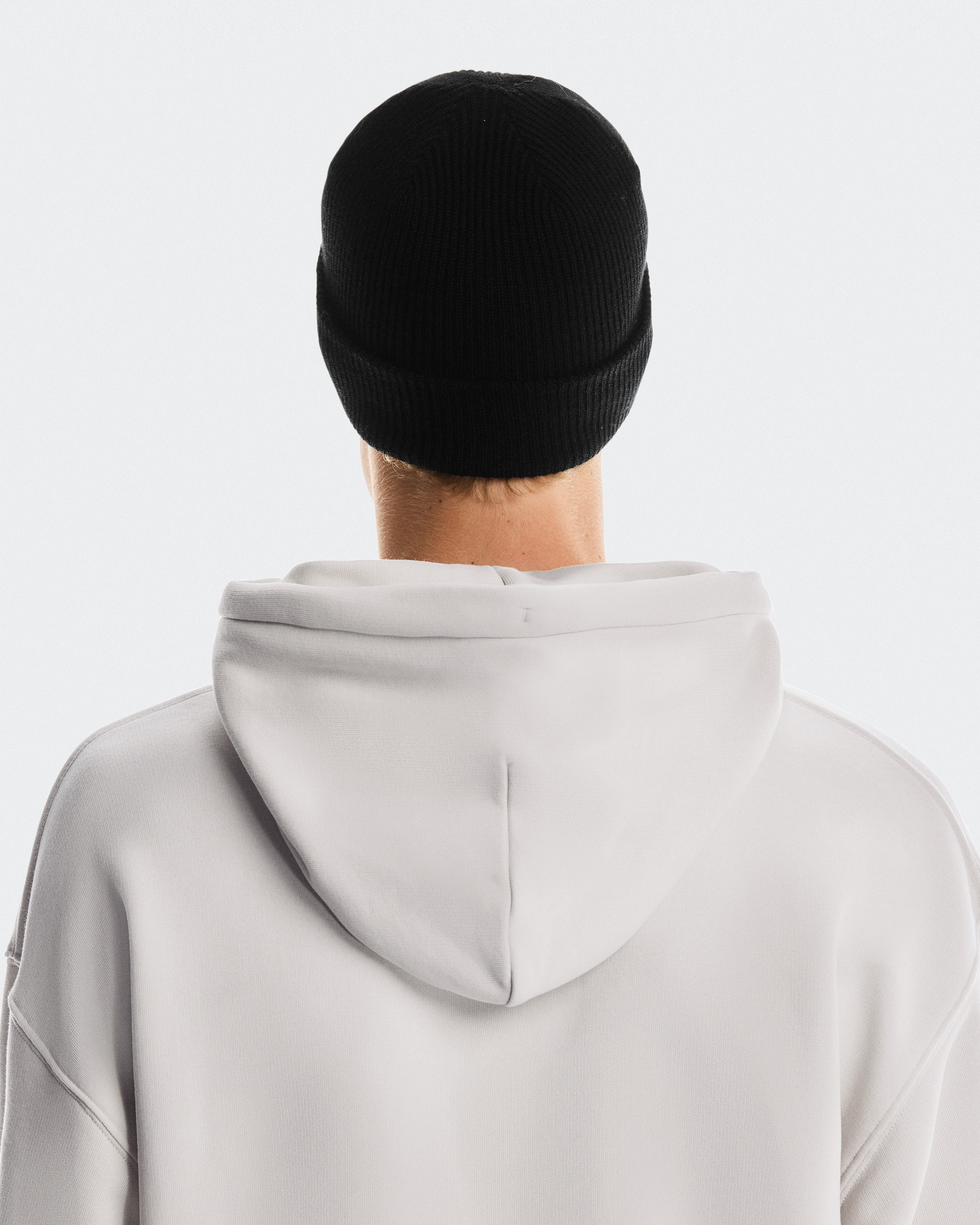 On Merino Beanie Black Unisexe Chapeaux