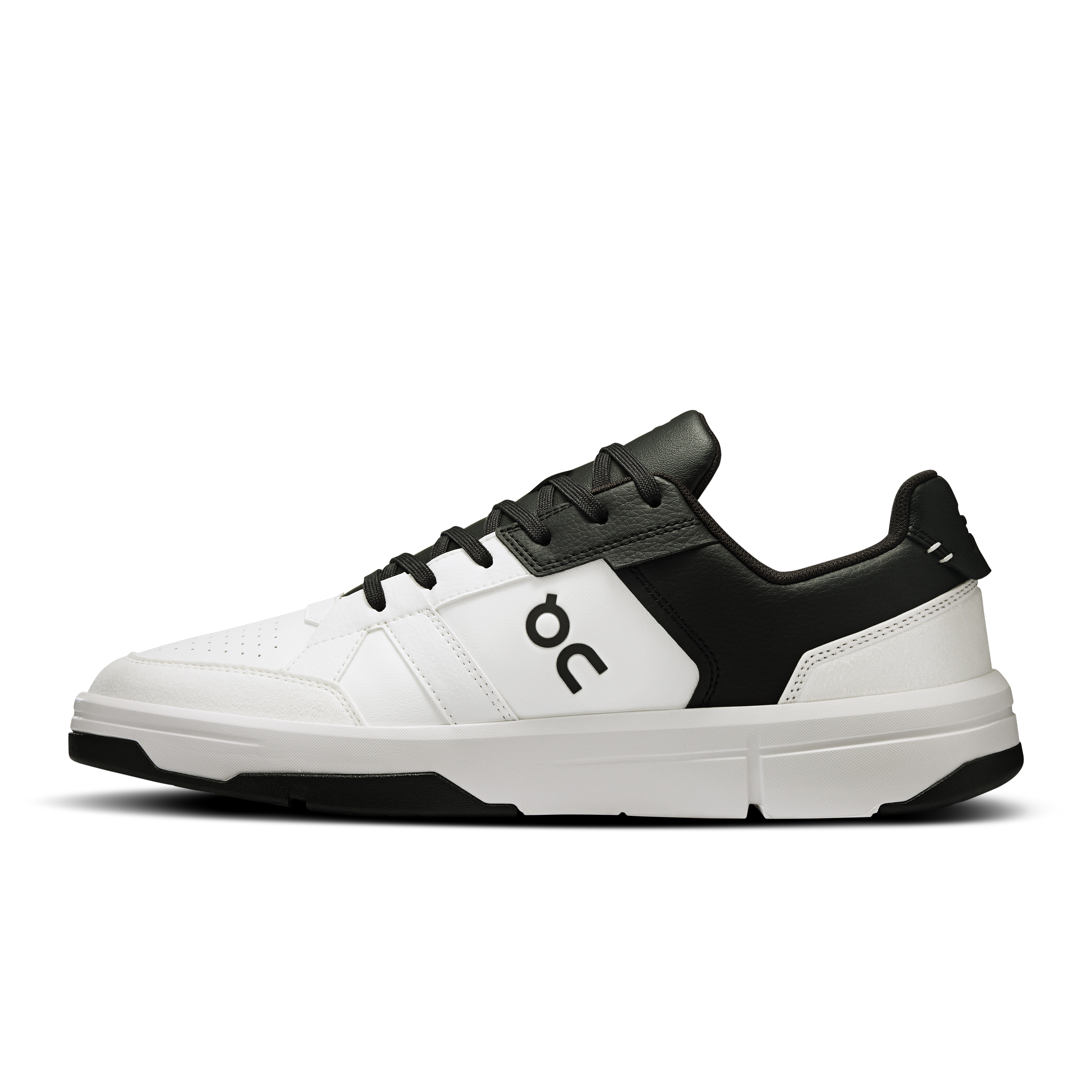 On THE ROGER Clubhouse White & Black Homme Tennis Chaussures