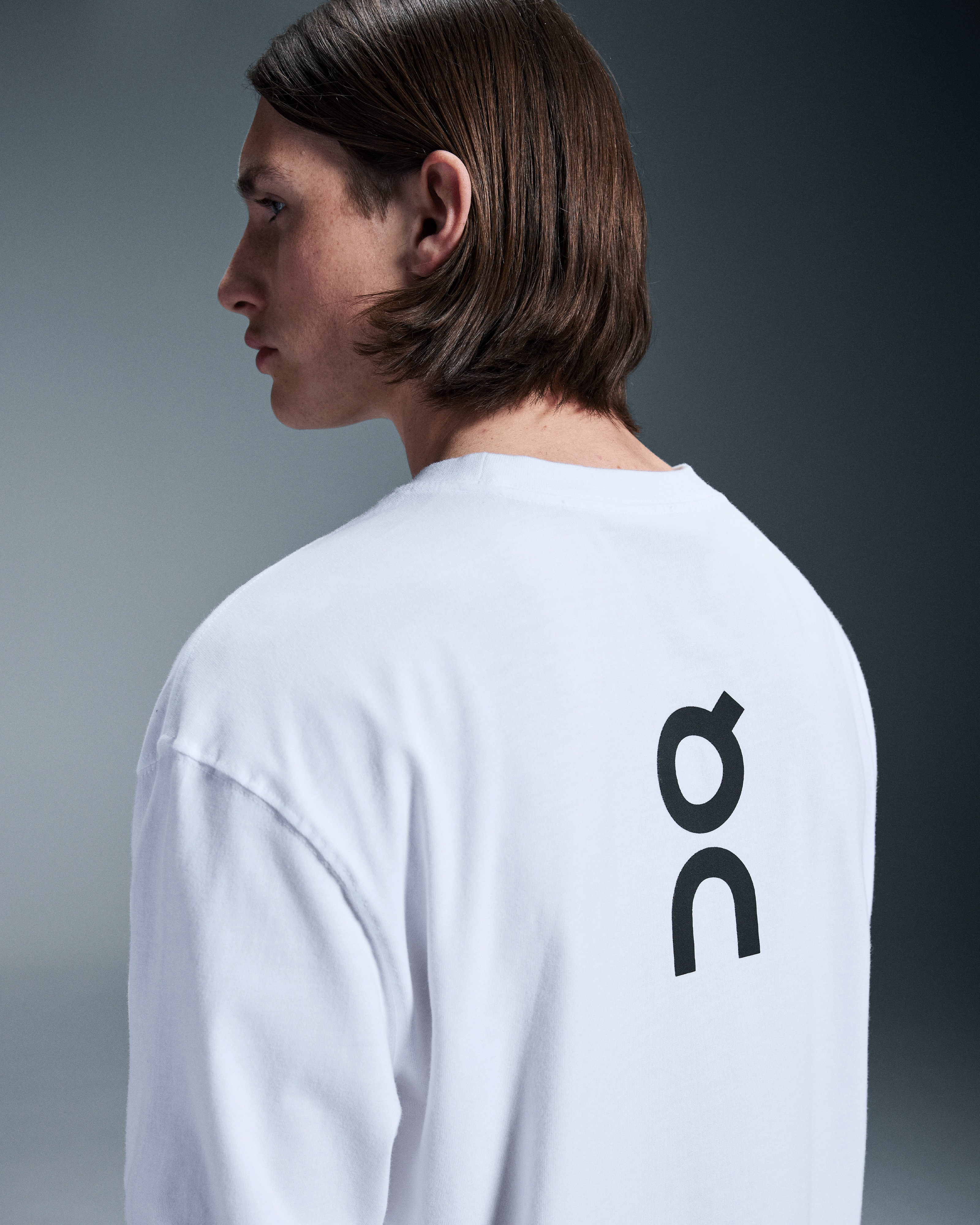 On Club Long-T White Homme Hauts et t-shirts