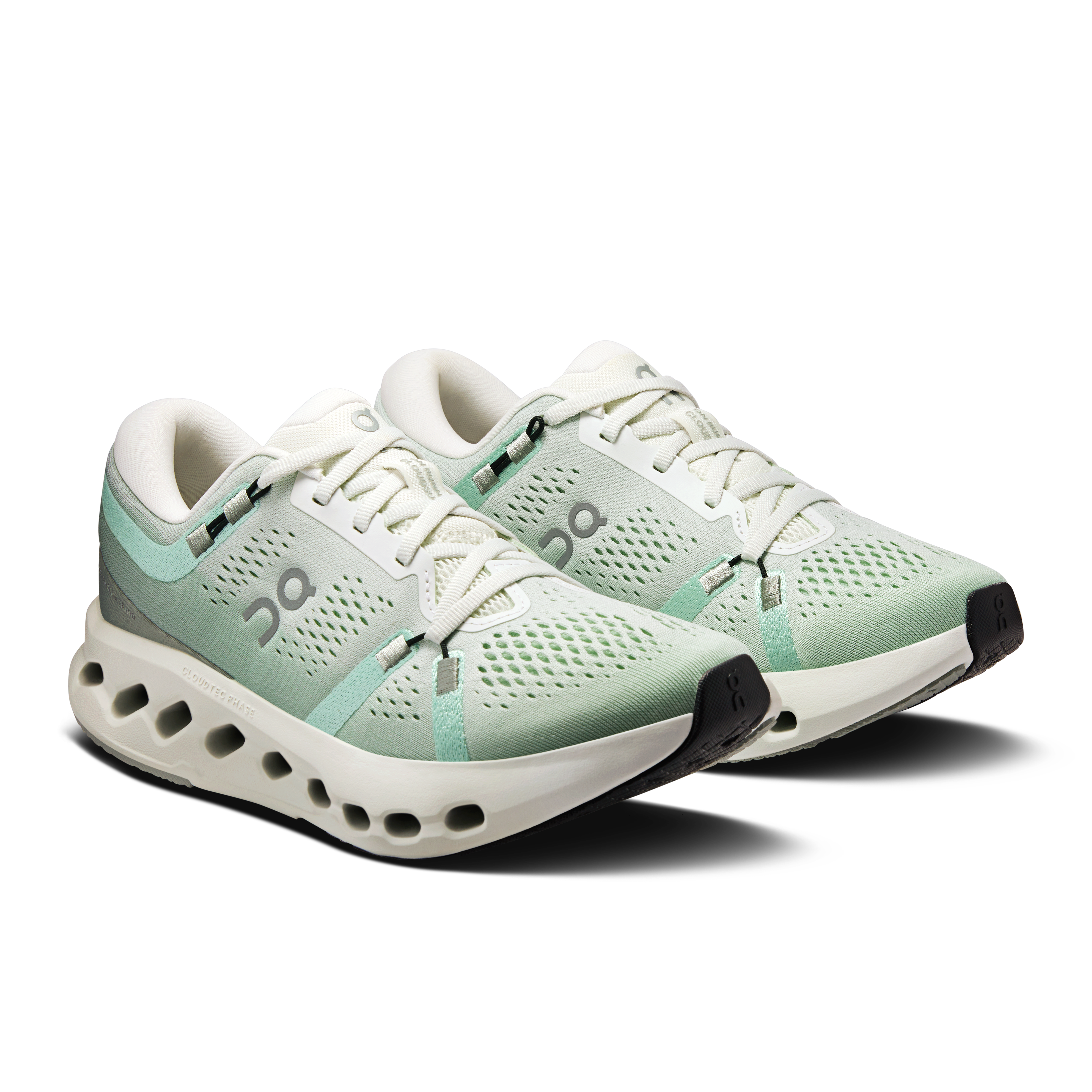 On Cloudsurfer 2 Ivory & Creek Femme Running sur route Chaussures