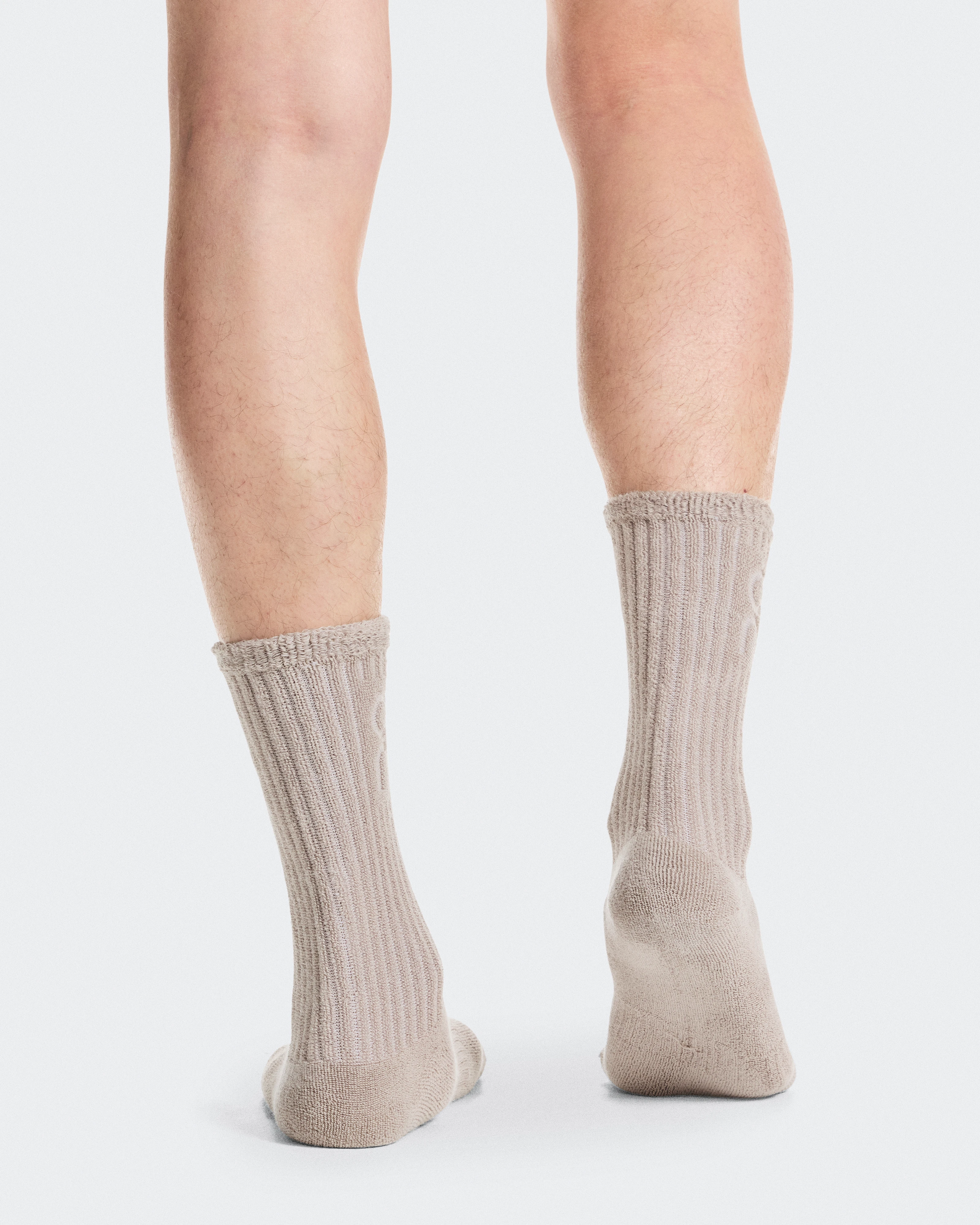 On Terry Sock High Fog Unisexe Chaussettes