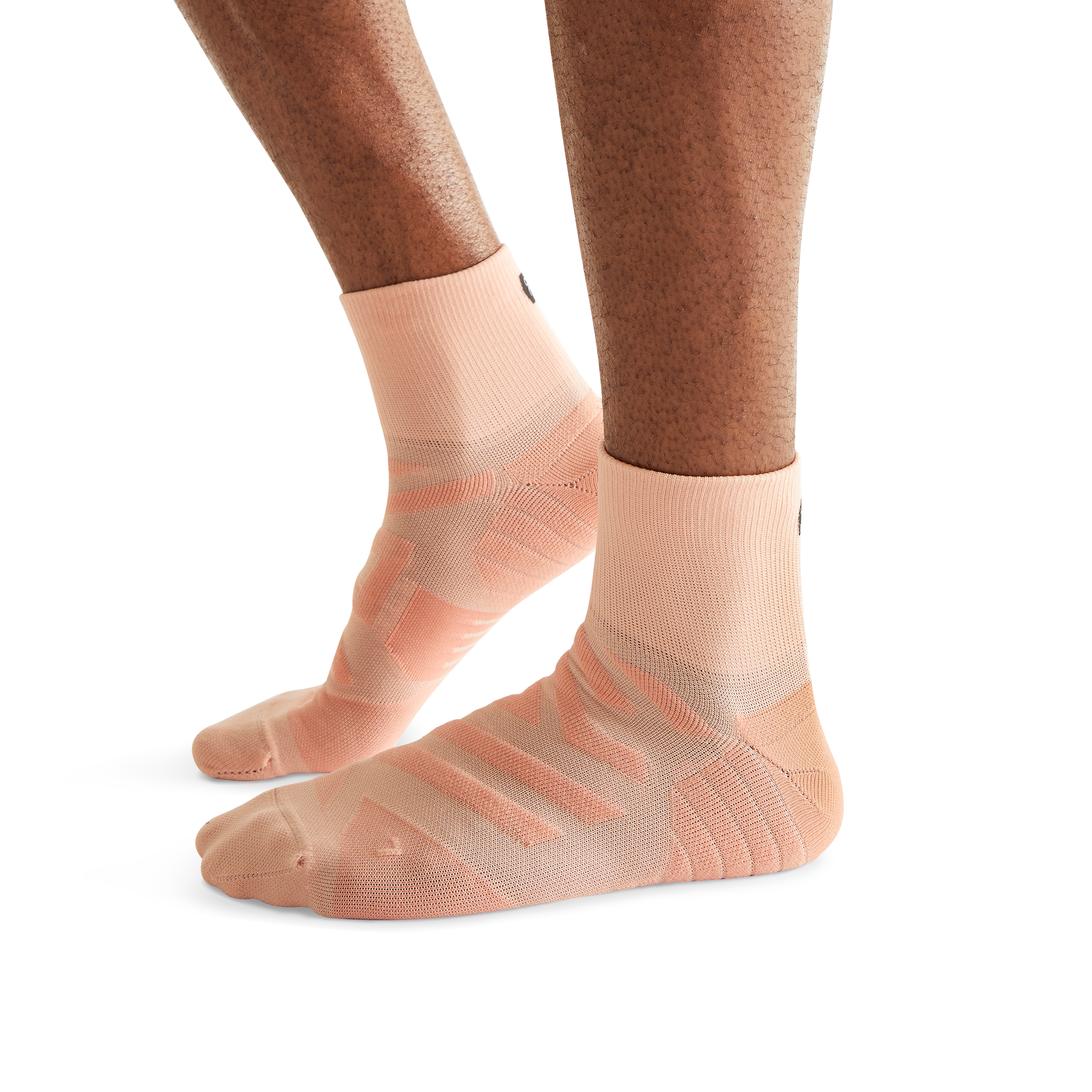 On Performance Mid Sock Rose & Flamingo Homme – Running forte température, maintien, polyvalence Chaussettes