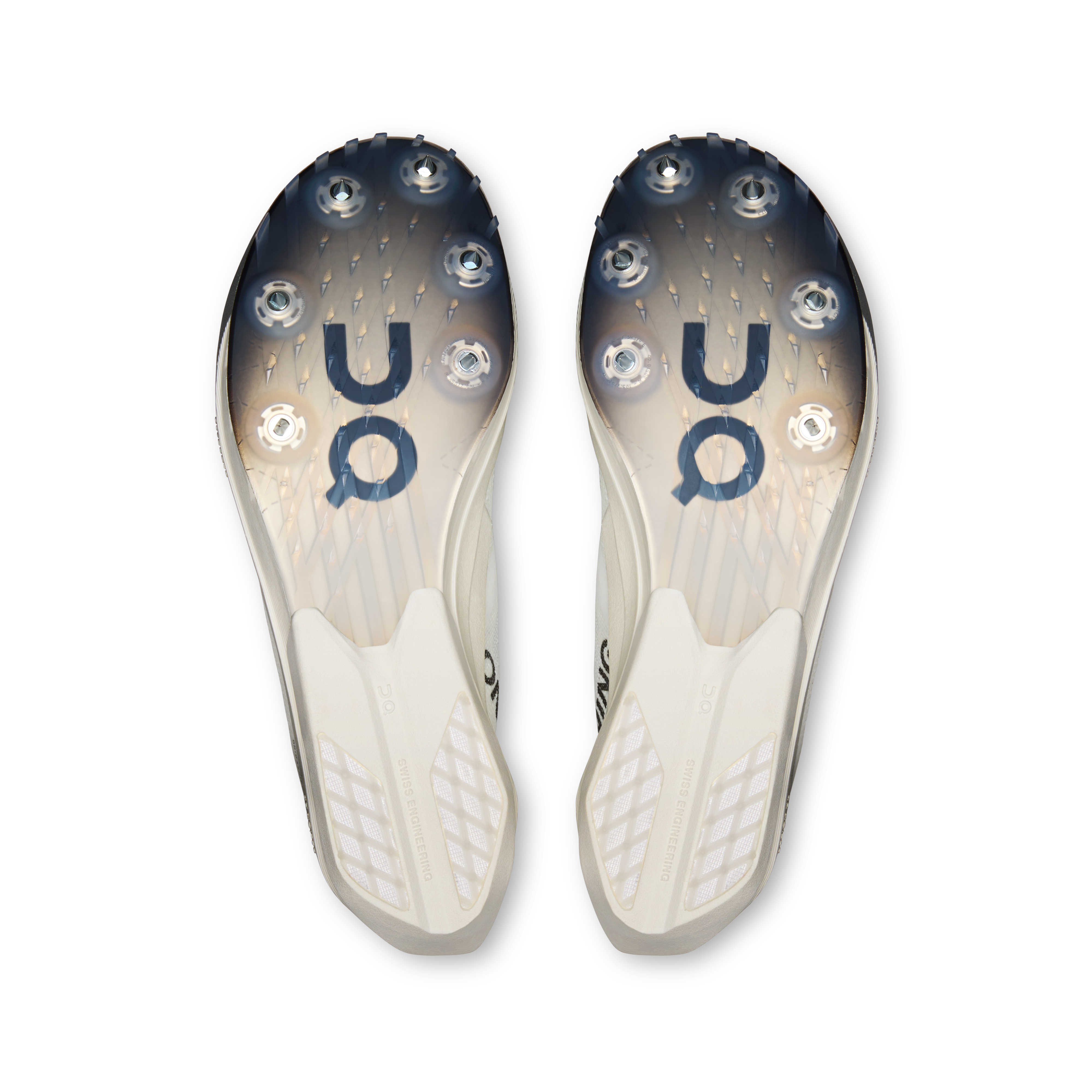 On Cloudspike Citius 2 White & Frost Femme Athlétisme Chaussures