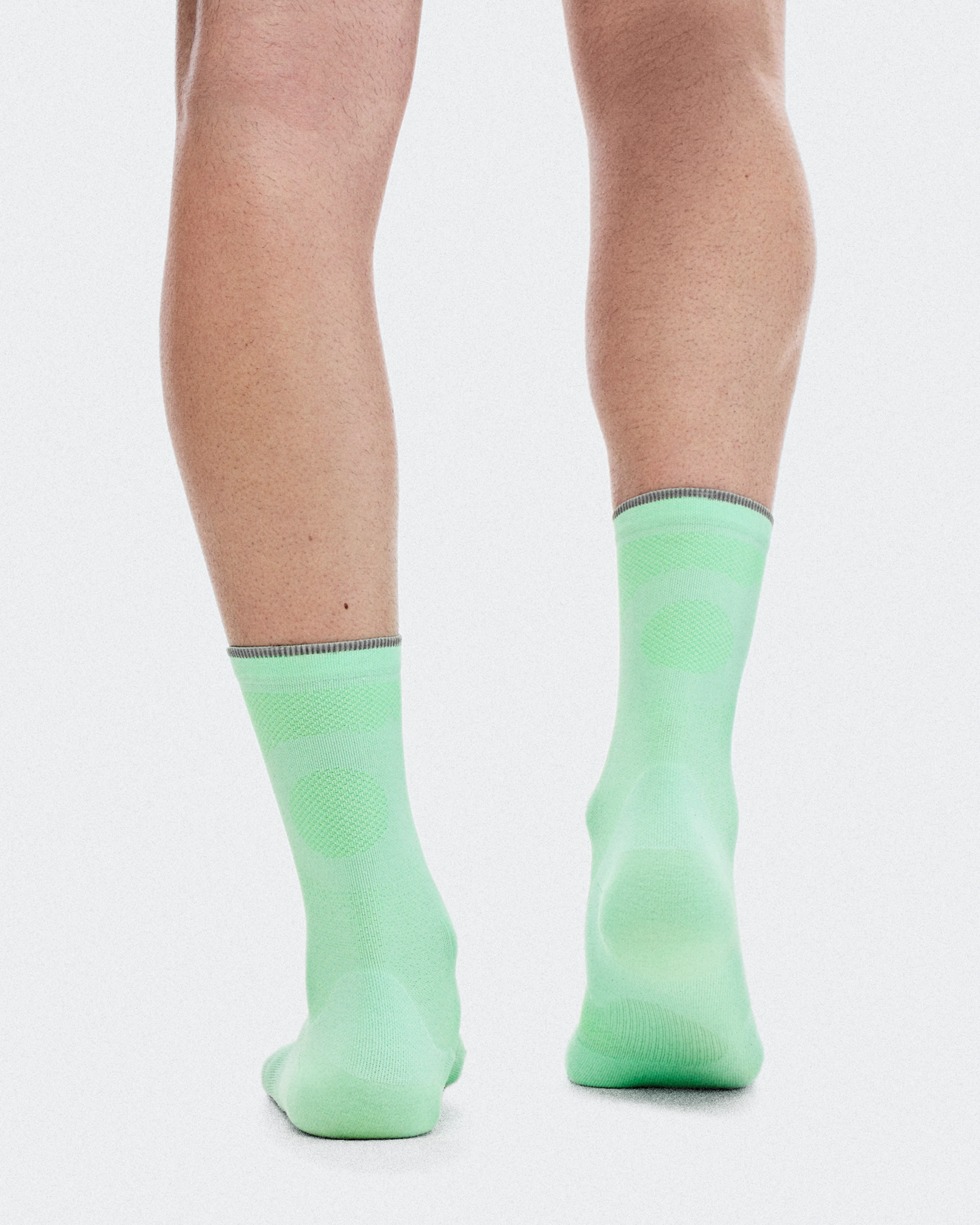 On Elite Run Sock High Hyper Celeste & Verdite Unisexe Chaussettes