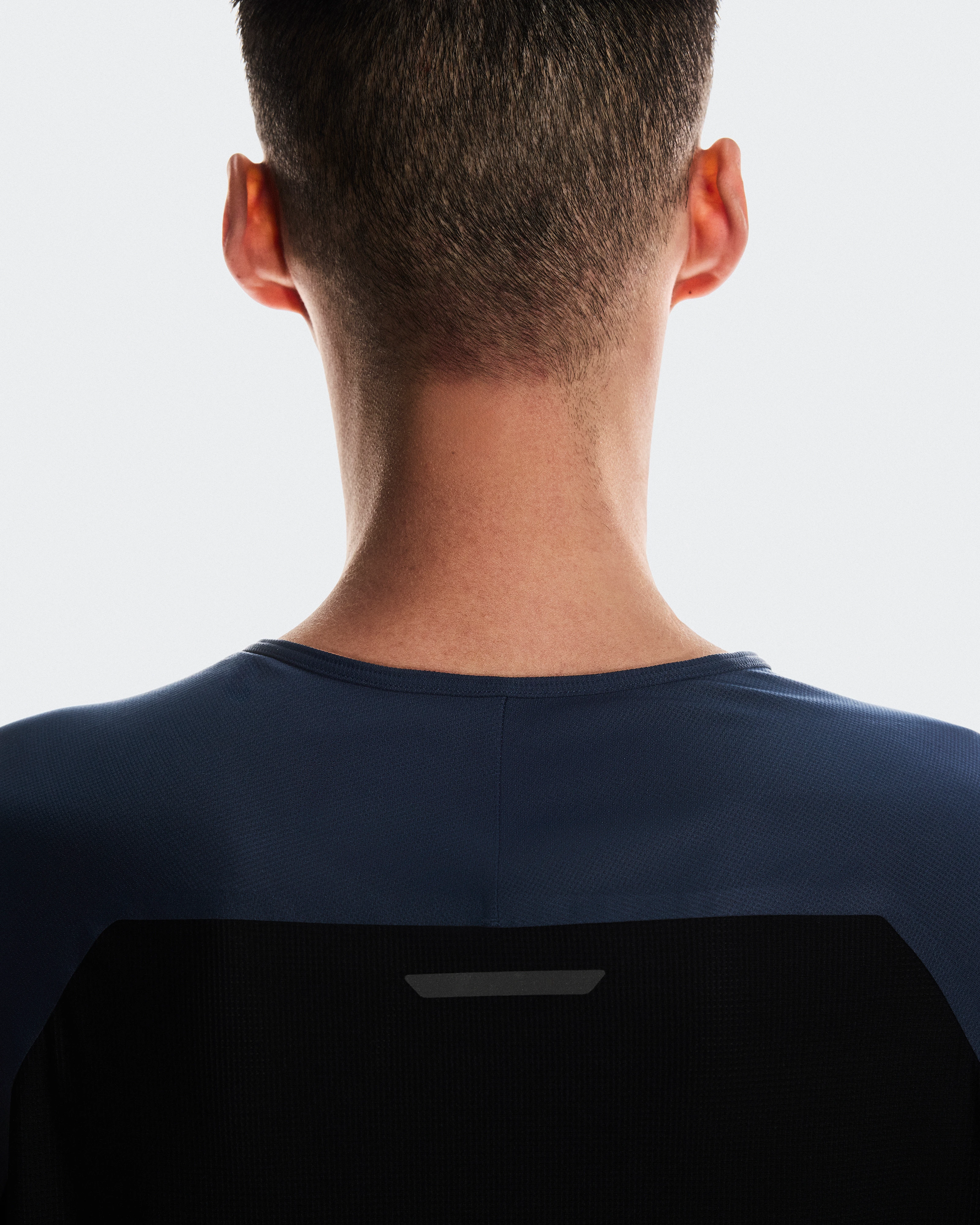 On Performance Long-T Navy & Black Homme Hauts et t-shirts