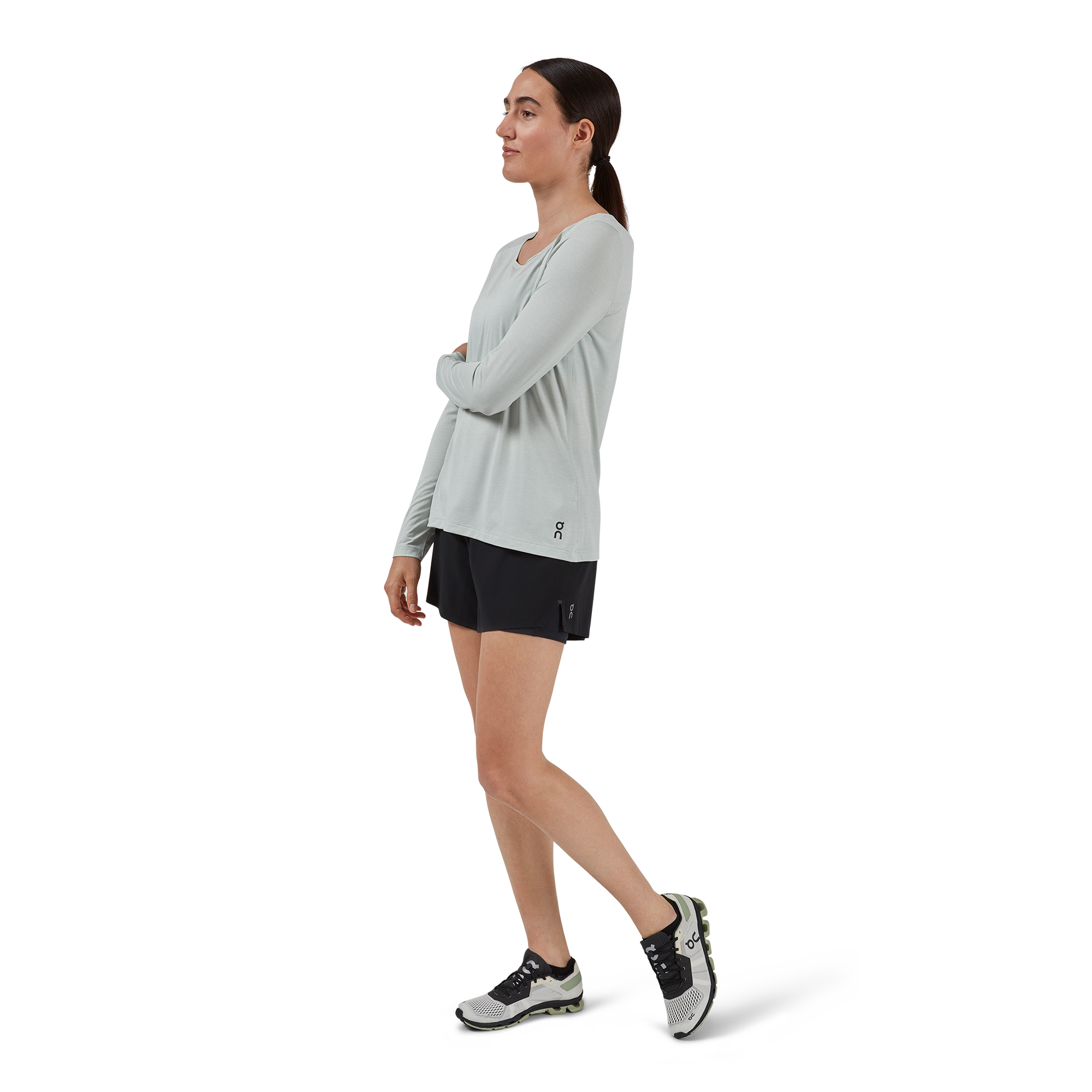 On Running Shorts Black Femme Shorts