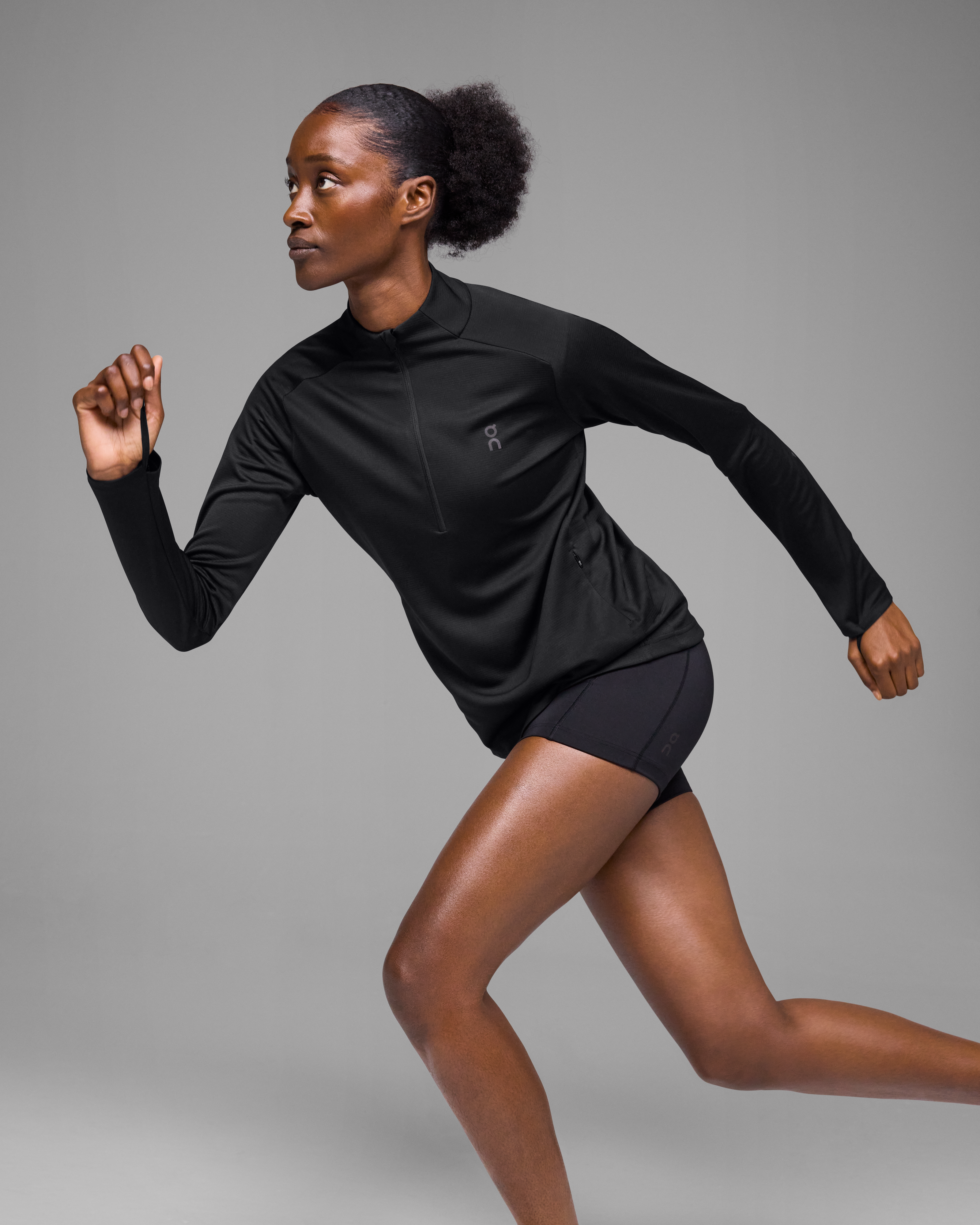 On Climate Shirt Black Femme Sweats à capuche et sweats